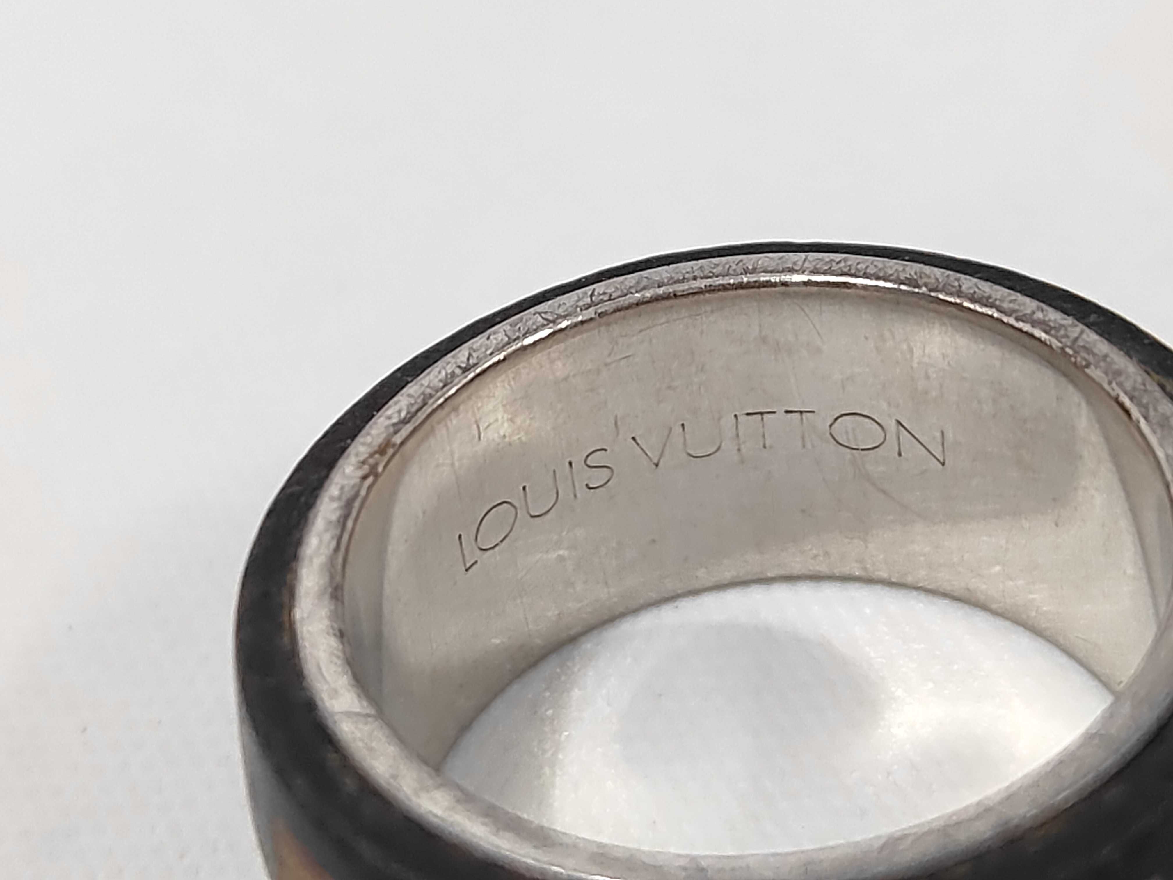 LOUIS VUITTON) Damier / Damier / Ring / Wood Ring — view 5