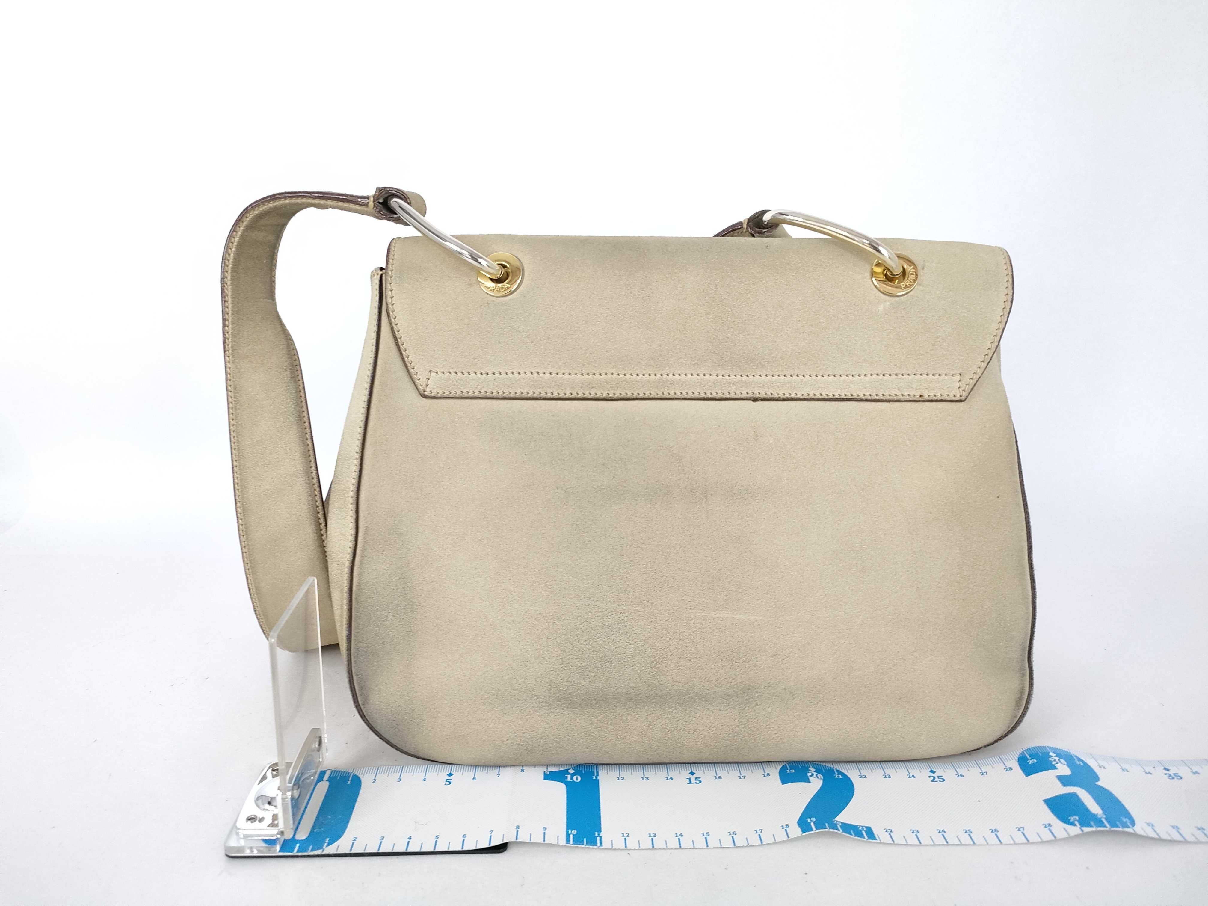 Sterling Silver 925 Plated Suede Shoulder Bag — view 2
