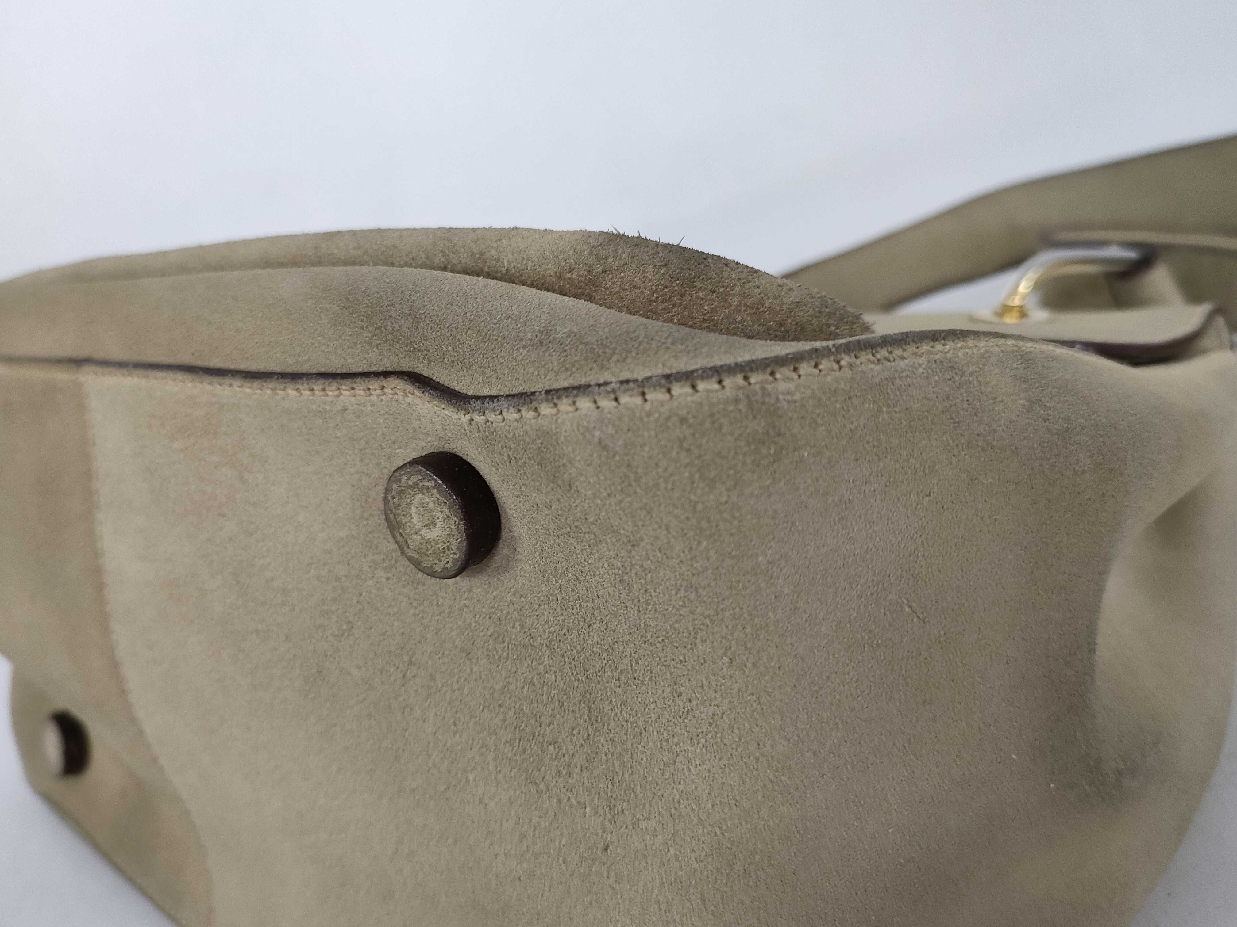 Sterling Silver 925 Plated Suede Shoulder Bag — view 6