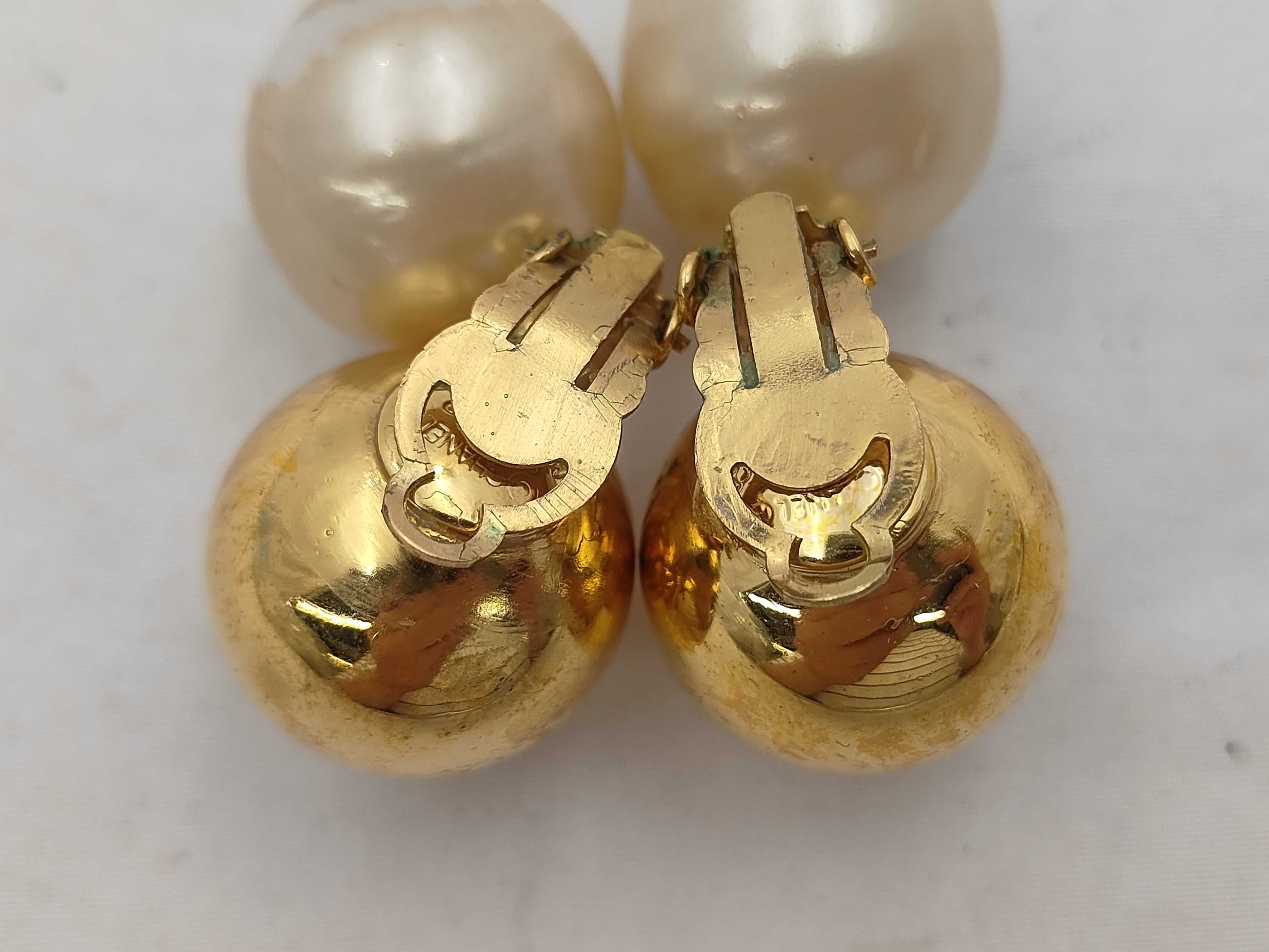 Coco Mark Faux Pearl Swing Earrings 93P Earrings — view 2