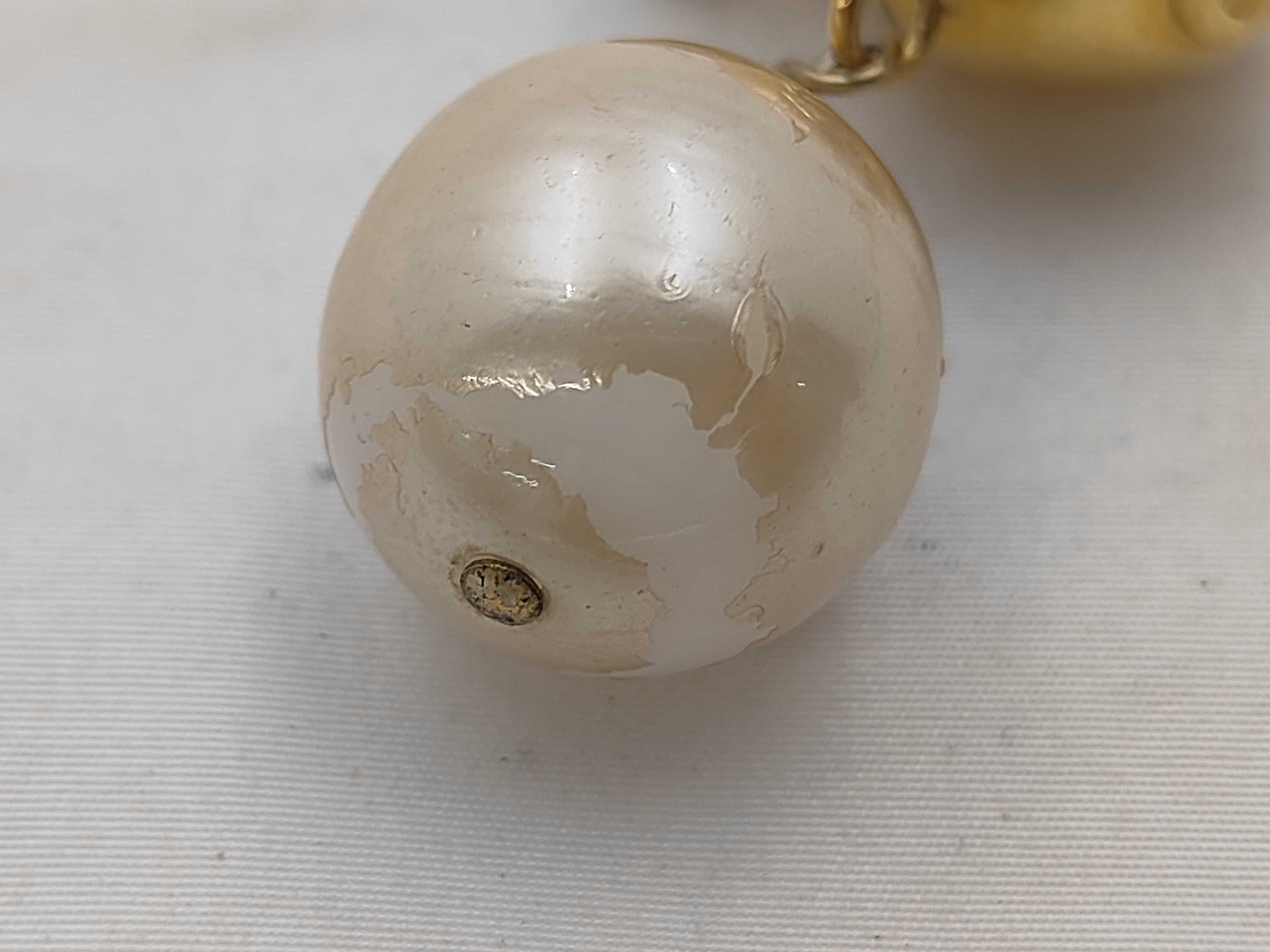 Coco Mark Faux Pearl Swing Earrings 93P Earrings — view 6