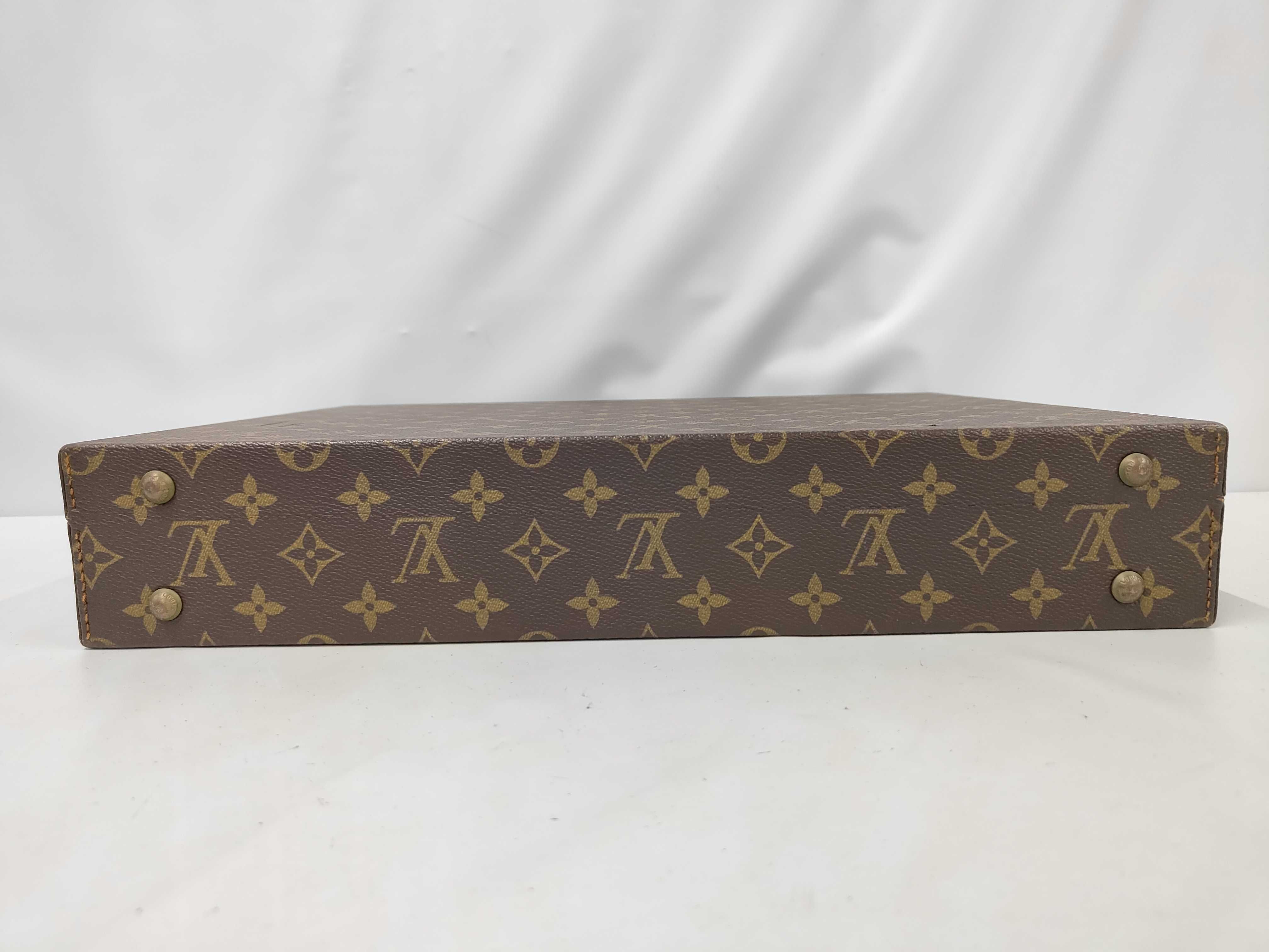 Monogram Crusher Briefcase Business Bag — view 3