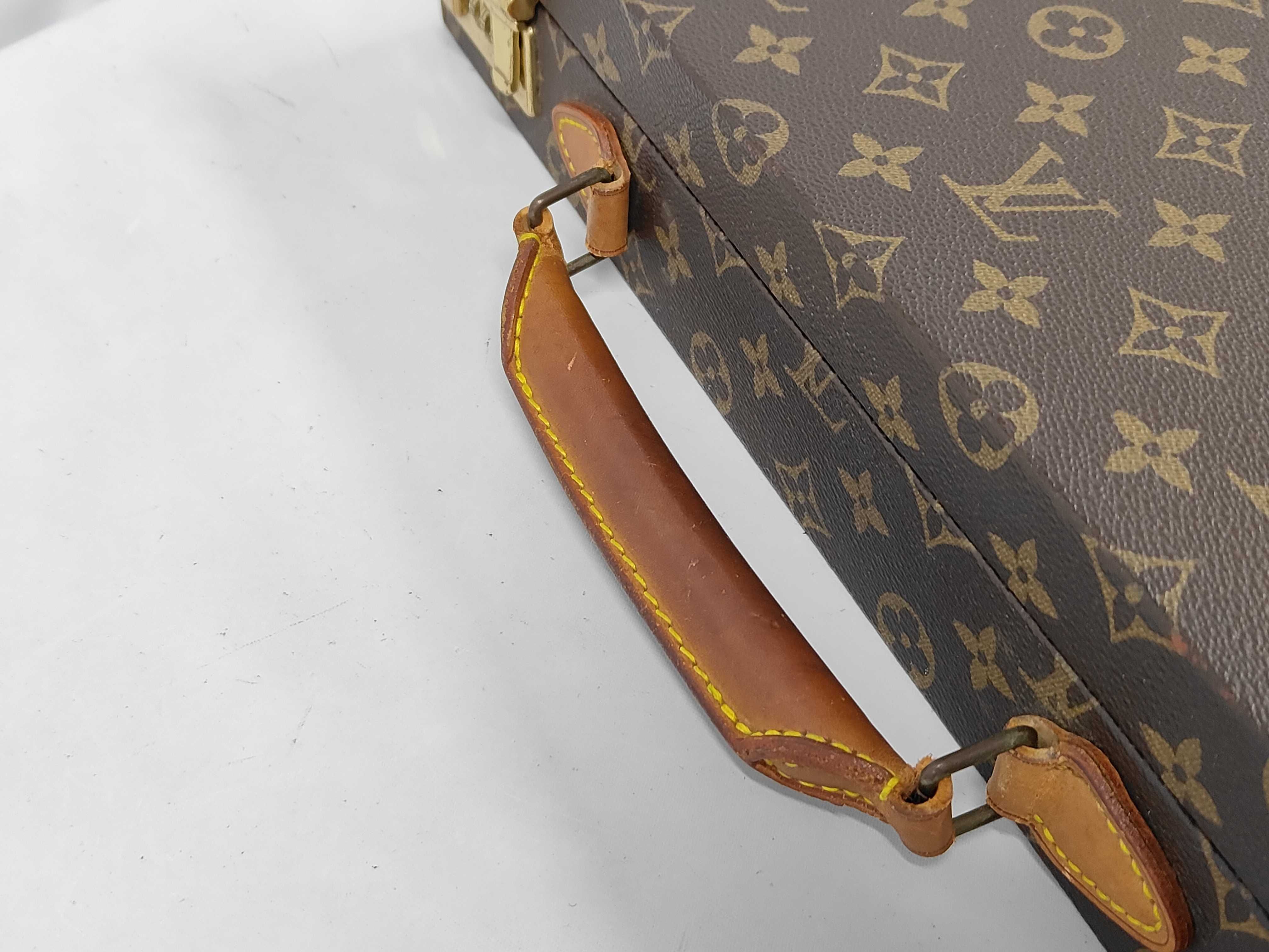 Monogram Crusher Briefcase Business Bag — view 5