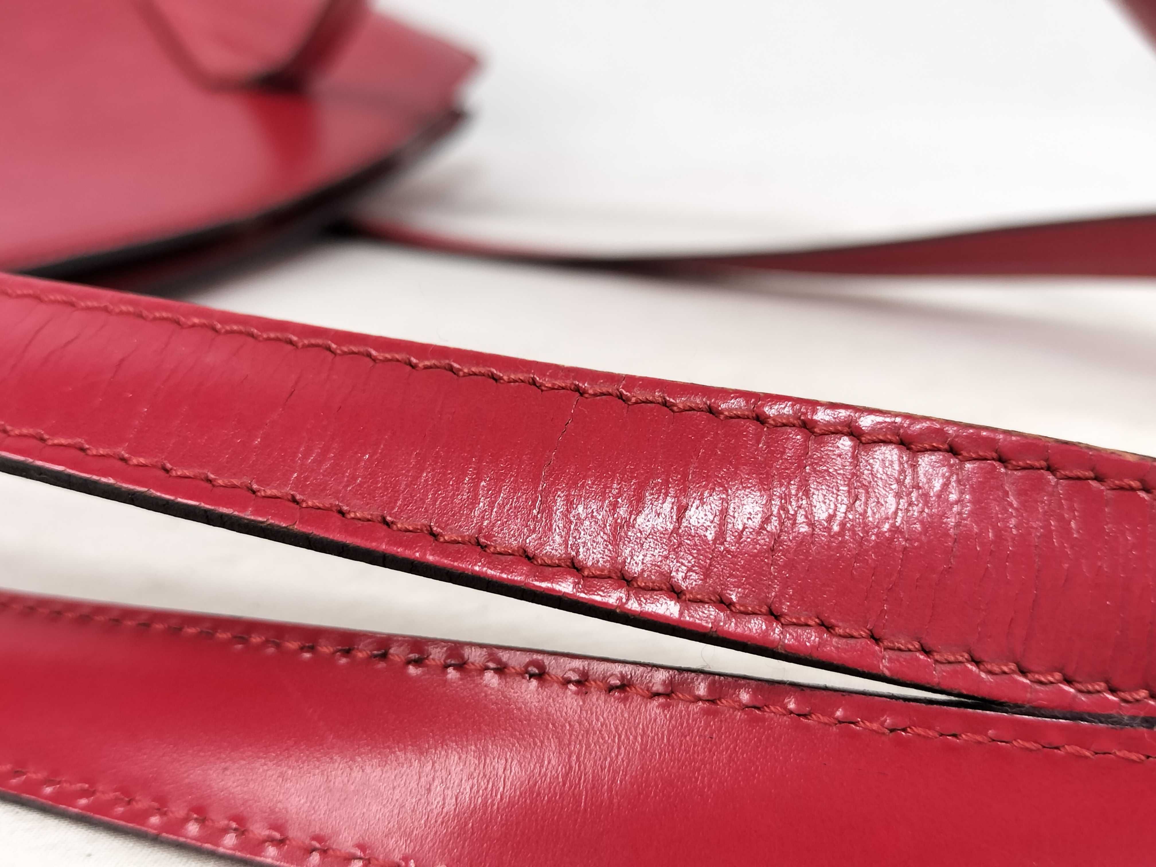 Epi Leather Saint Jacques Epi Leather Tote Bag/Shoulder Bag (Red, M52267) — view 4