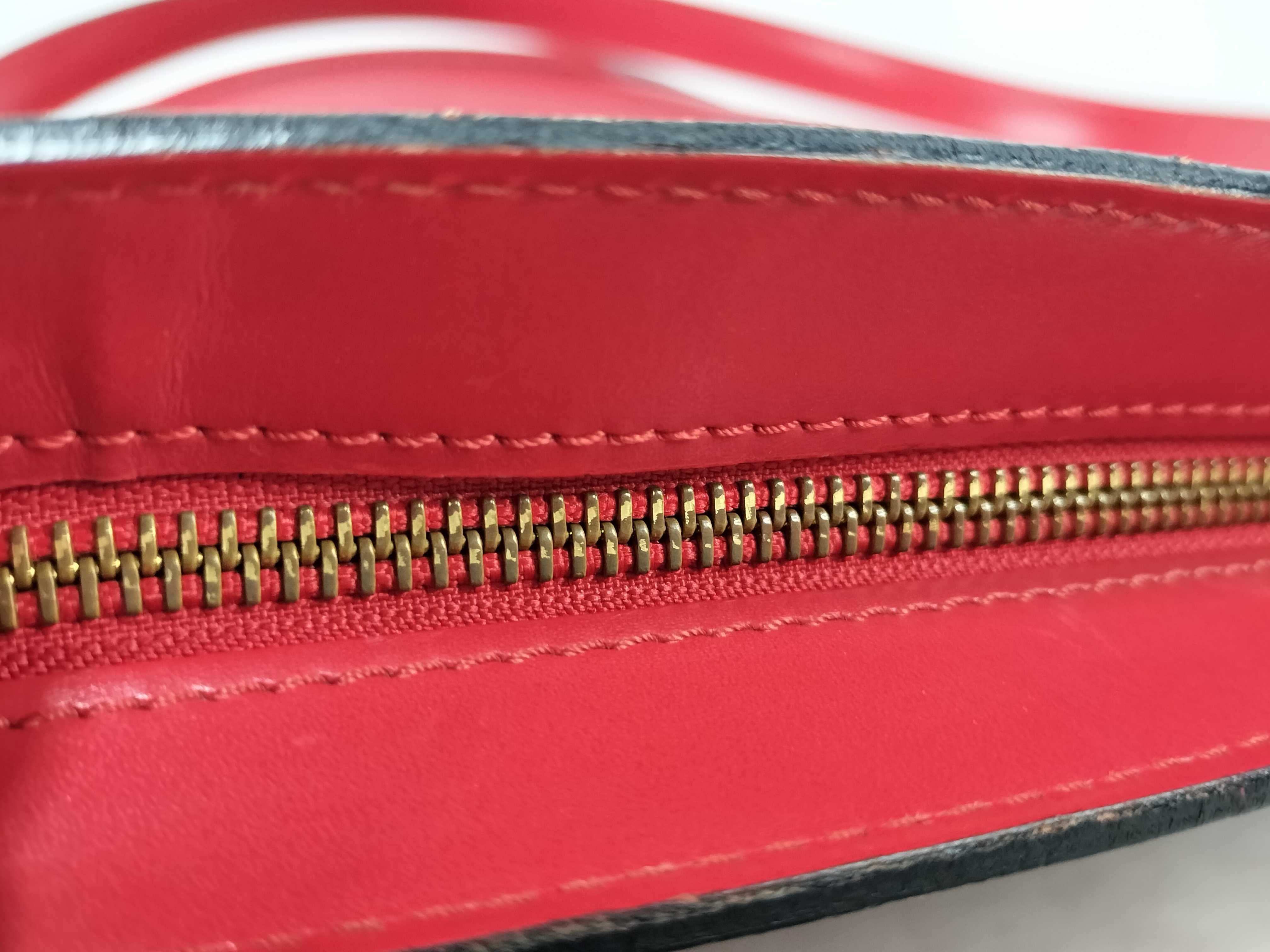 Epi Leather Saint Jacques Epi Leather Tote Bag/Shoulder Bag (Red, M52267) — view 6