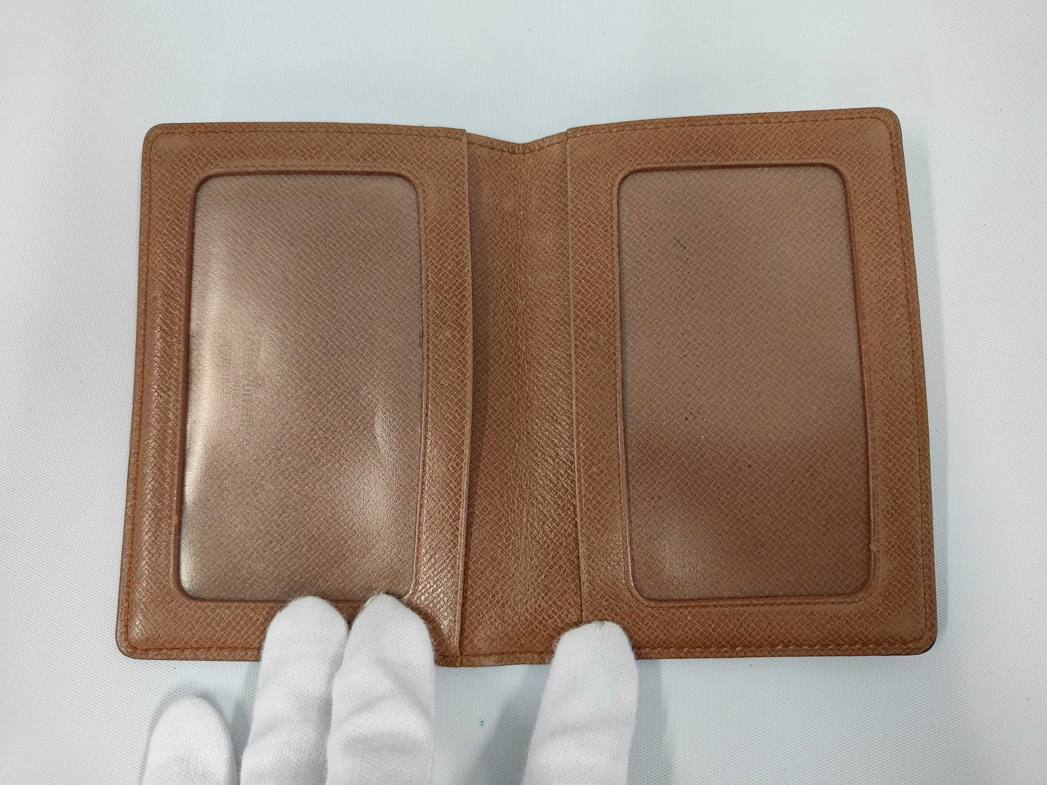 Monogram Skin Leather Card Case — view 5