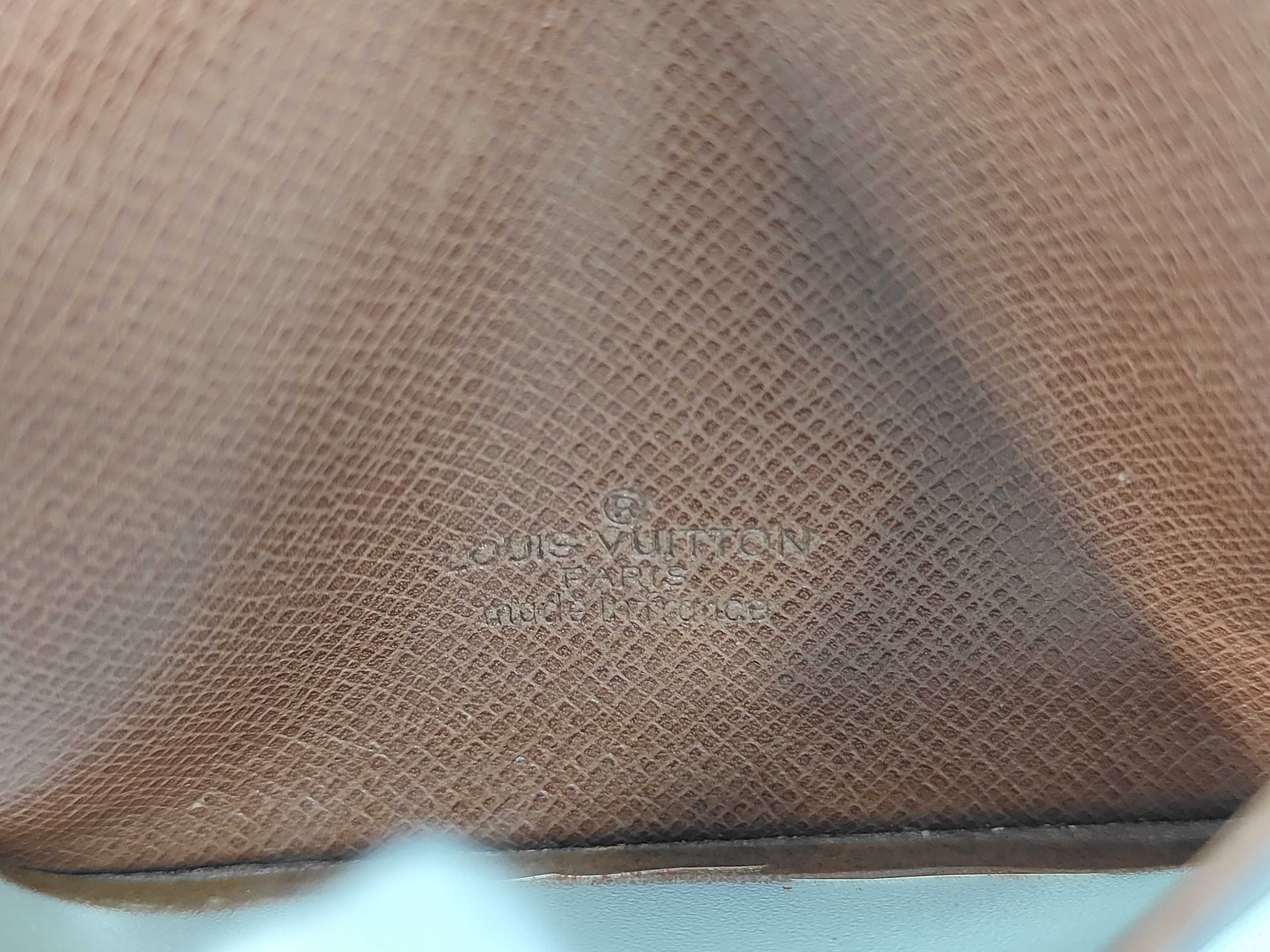 Monogram Skin Leather Card Case — view 7