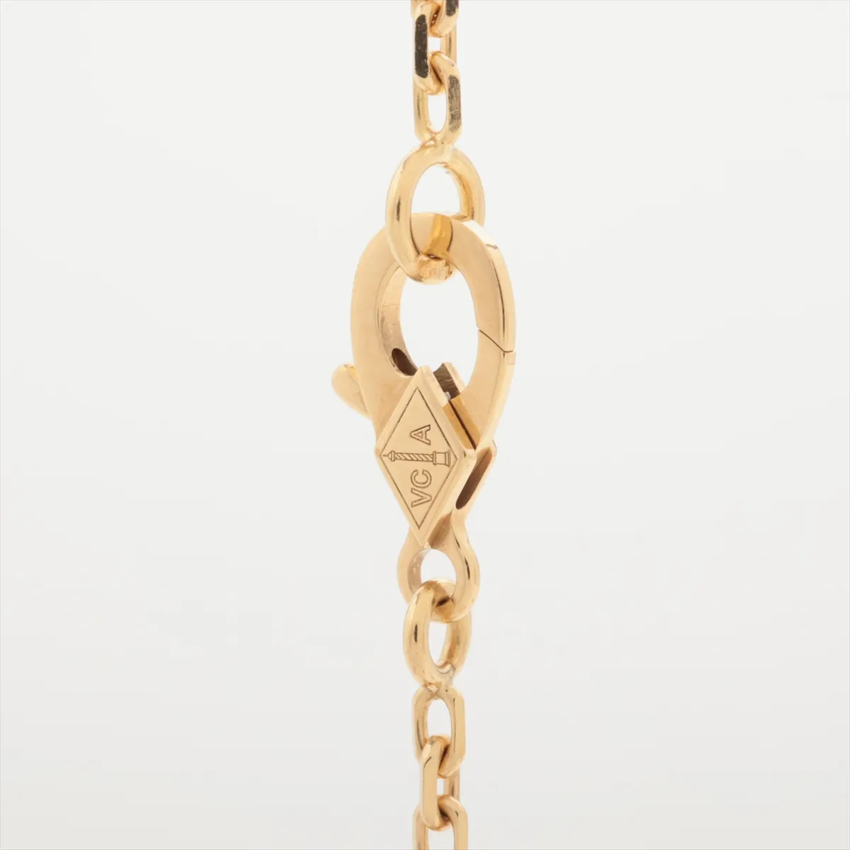 Magic Alhambra Long Carnelian Necklace, 750 (Yellow Gold), 16.0g, JE953258. Hallmark damaged, — view 3
