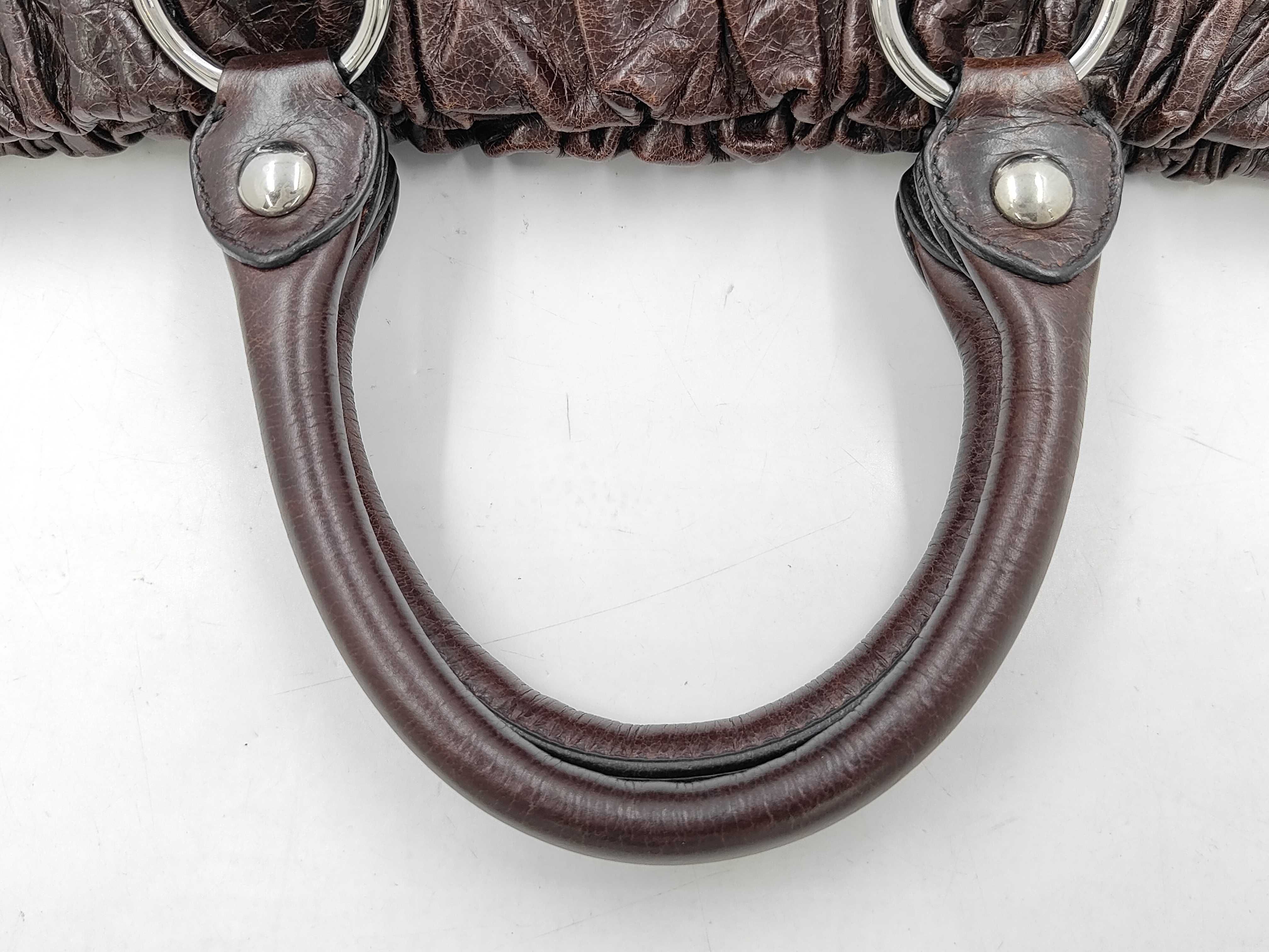 Vitello Luxe Dark Brown Handbag — view 5