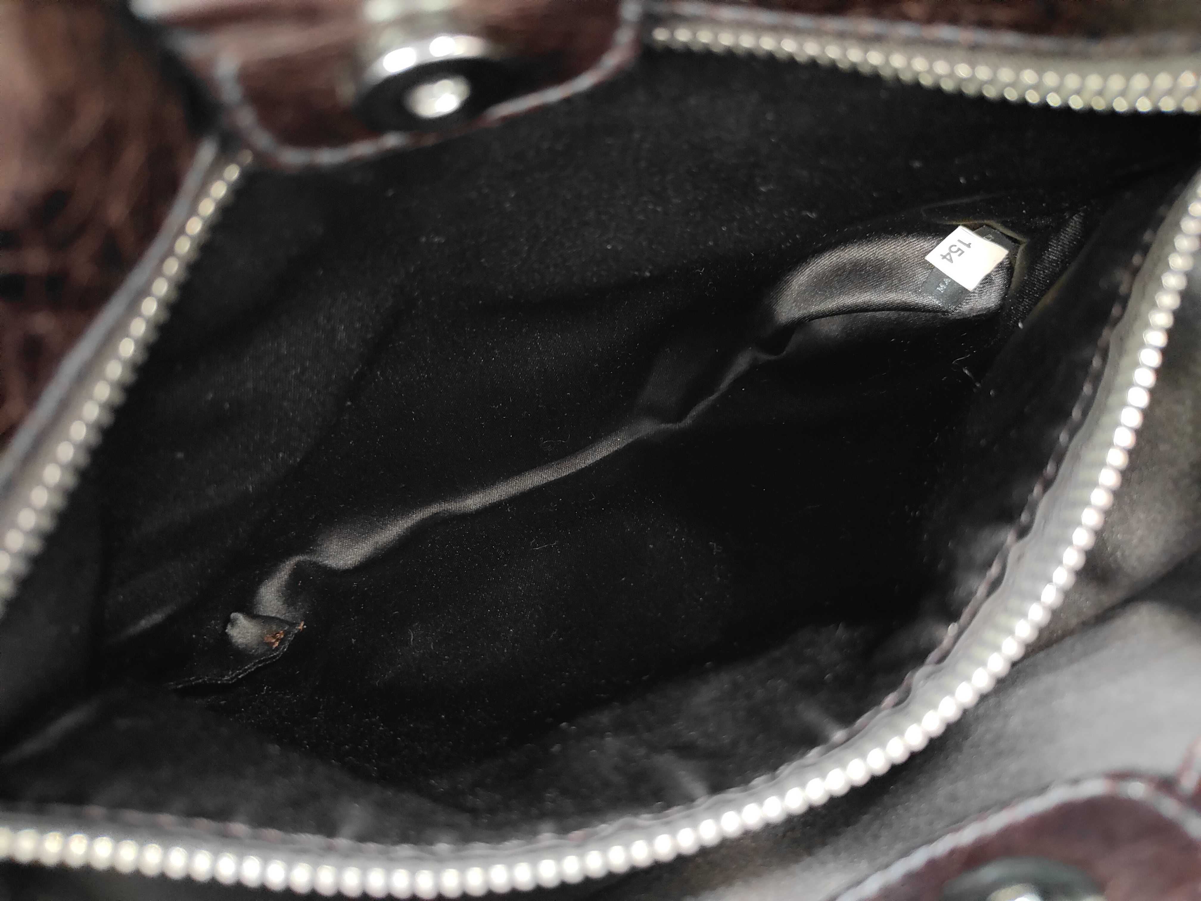 Vitello Luxe Dark Brown Handbag — view 9