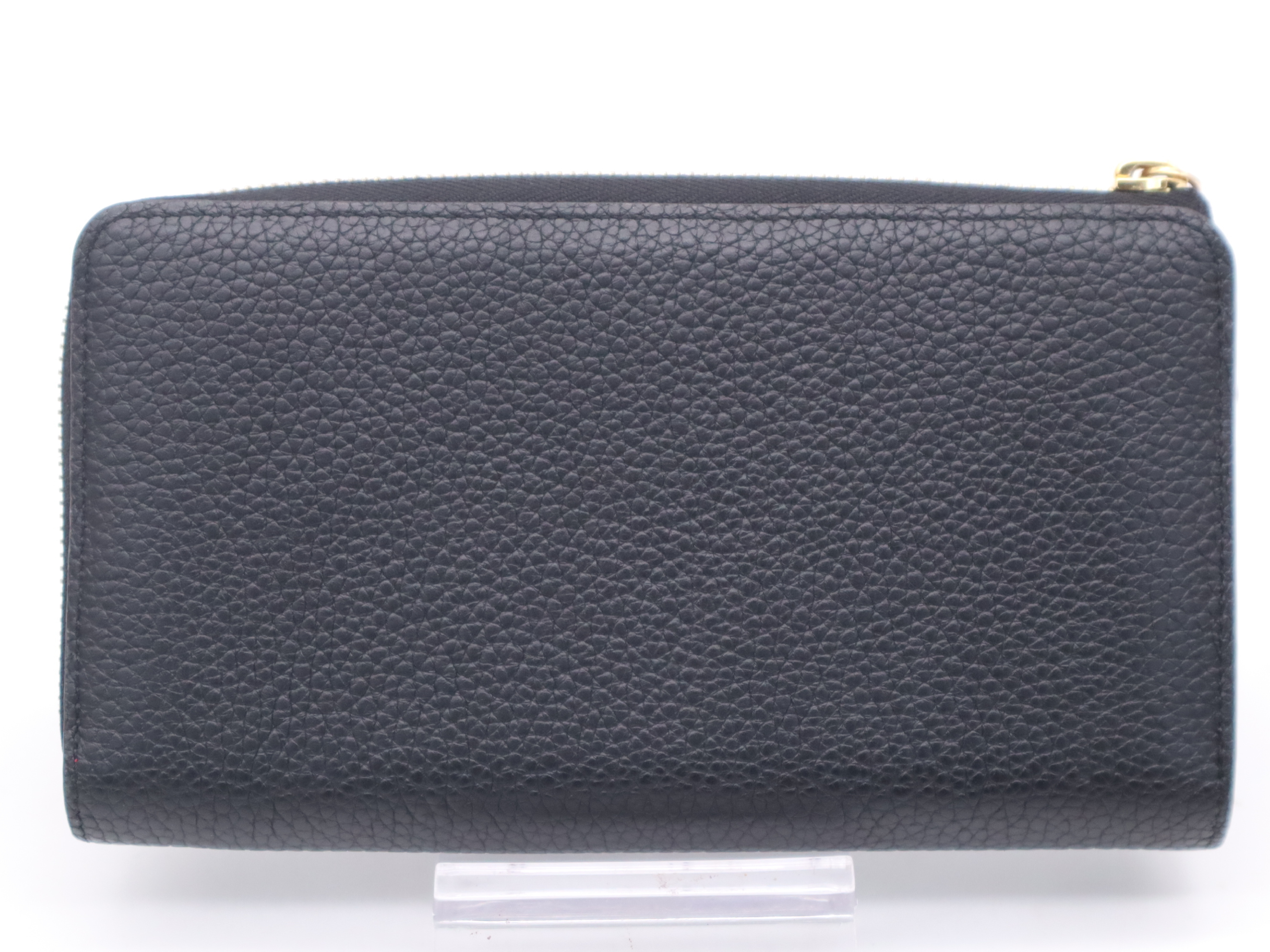 M63102 Taurillon Leather Portefeuille Comet Noir Wallet with Box and Dust Bag — view 2