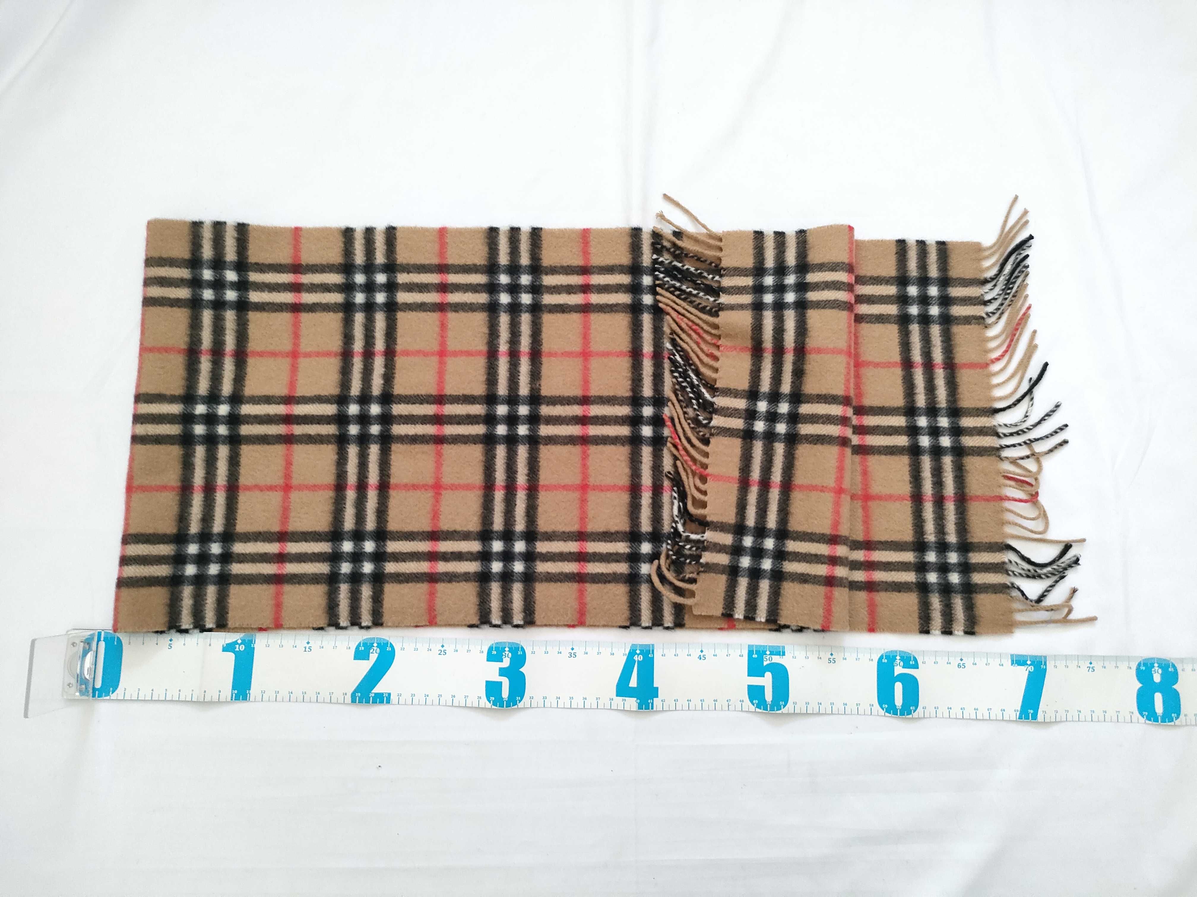 100% Cashmere Scarf, Nova Check Pattern, and other accessories. — view 2