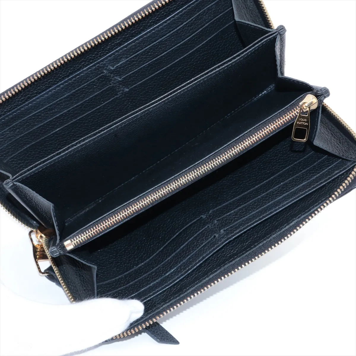 Empreinte Zippy Wallet M61864 SP0178 Noir Round Zip Wallet — view 3