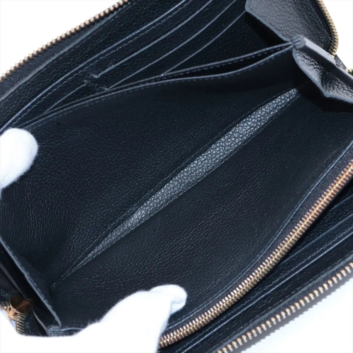 Empreinte Zippy Wallet M61864 SP0178 Noir Round Zip Wallet — view 7