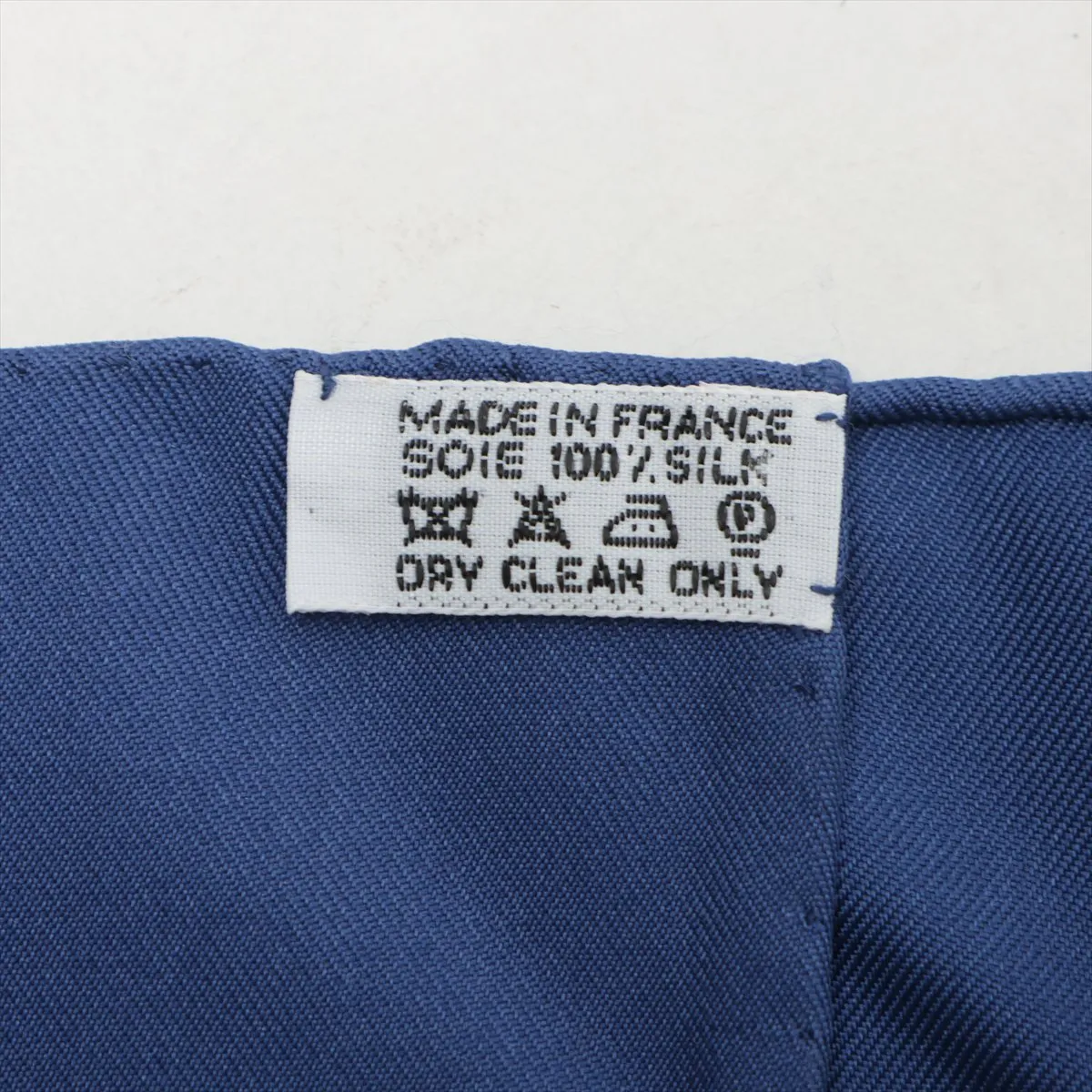 Carre 90 Les Poulains Xavier de Poret Scarf with Foal Illustration, Silk, Navy, Slight wear and tear. — view 7
