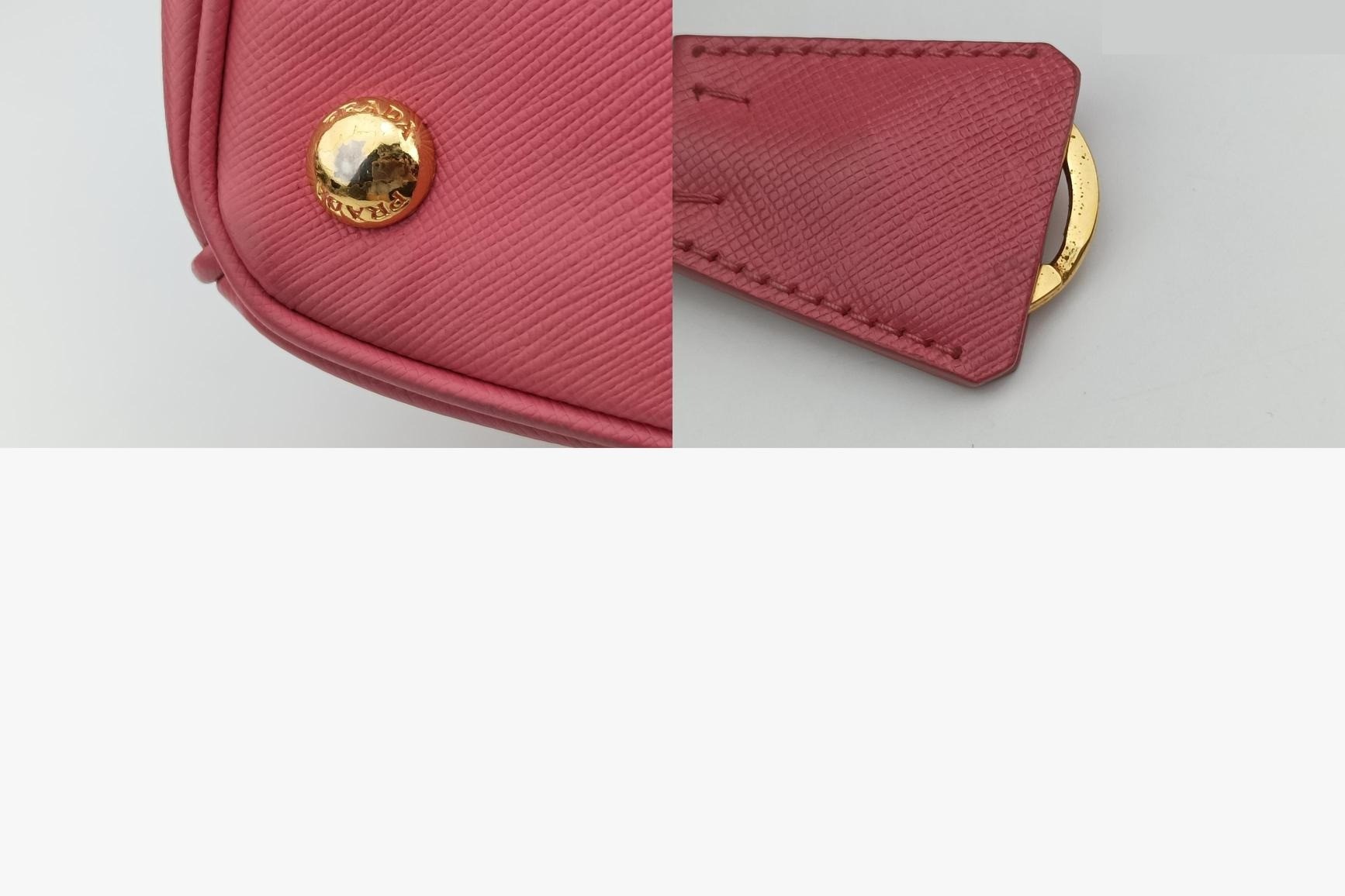 Galleria Saffiano Leather Rose Red — view 11