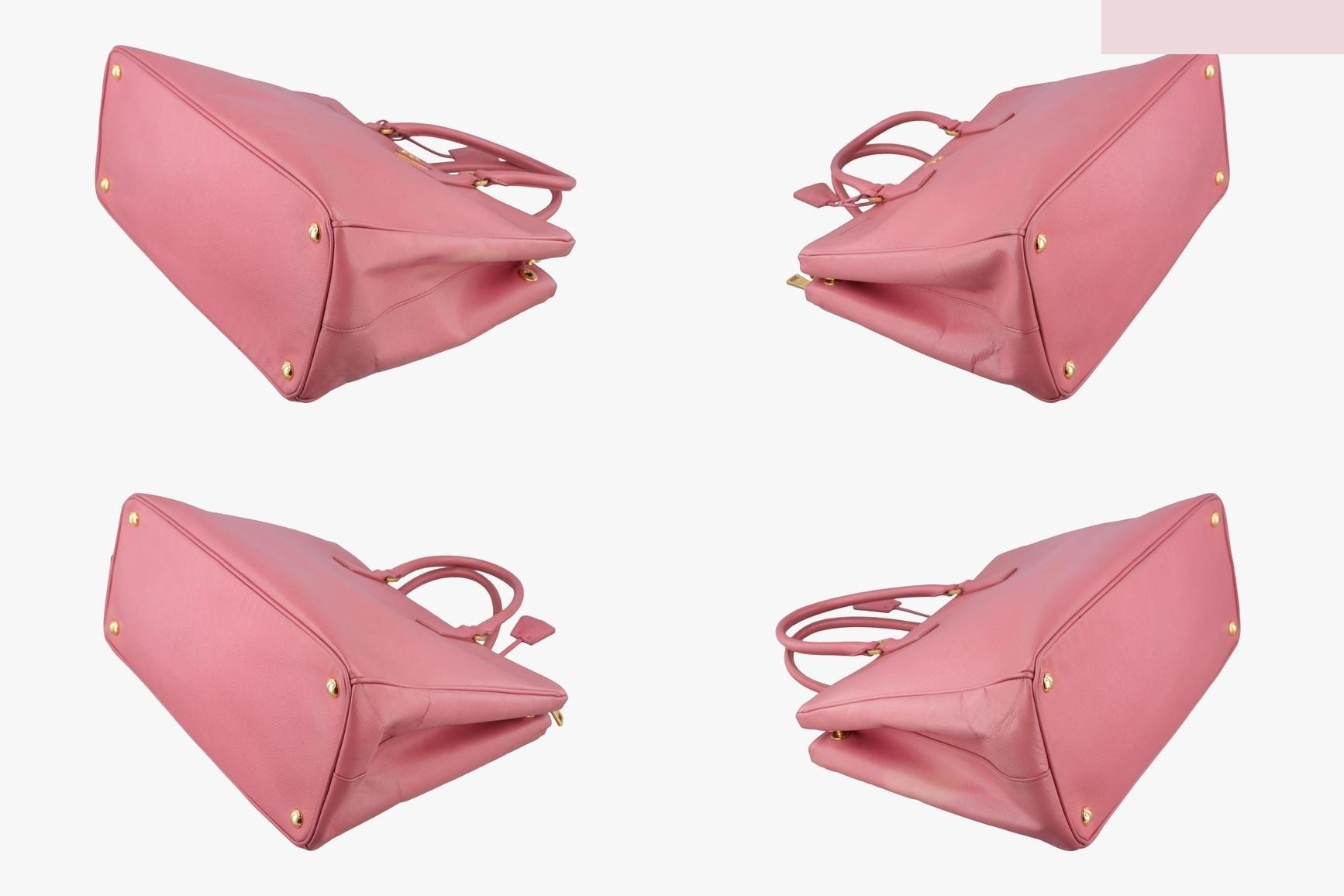 Galleria Saffiano Leather Rose Red — view 4
