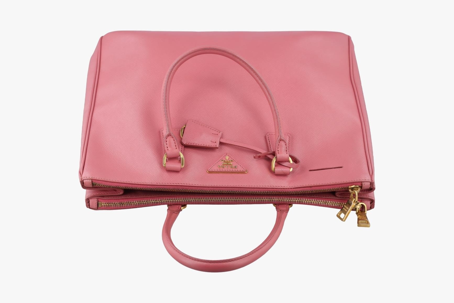 Galleria Saffiano Leather Rose Red — view 5
