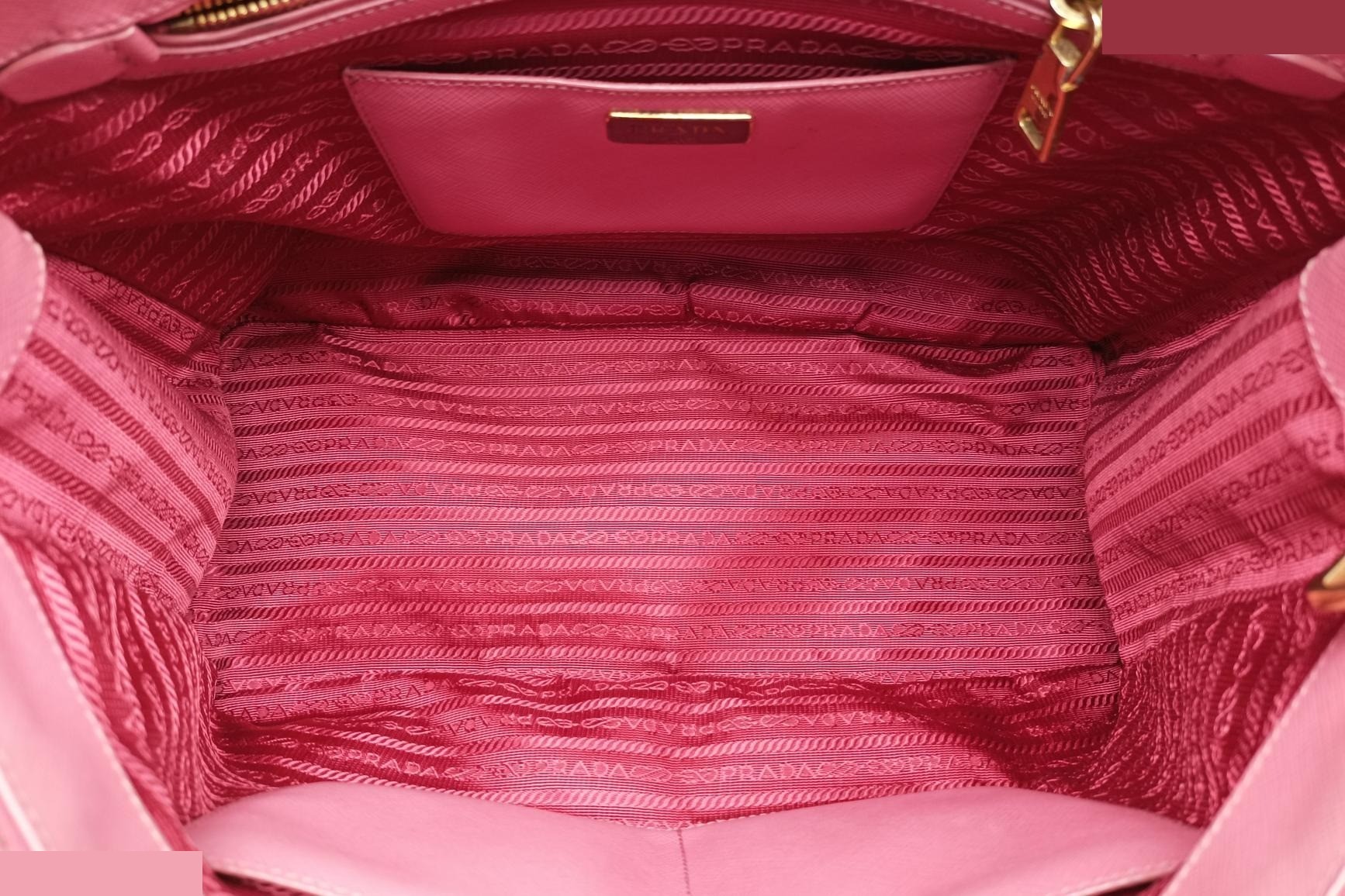 Galleria Saffiano Leather Rose Red — view 6