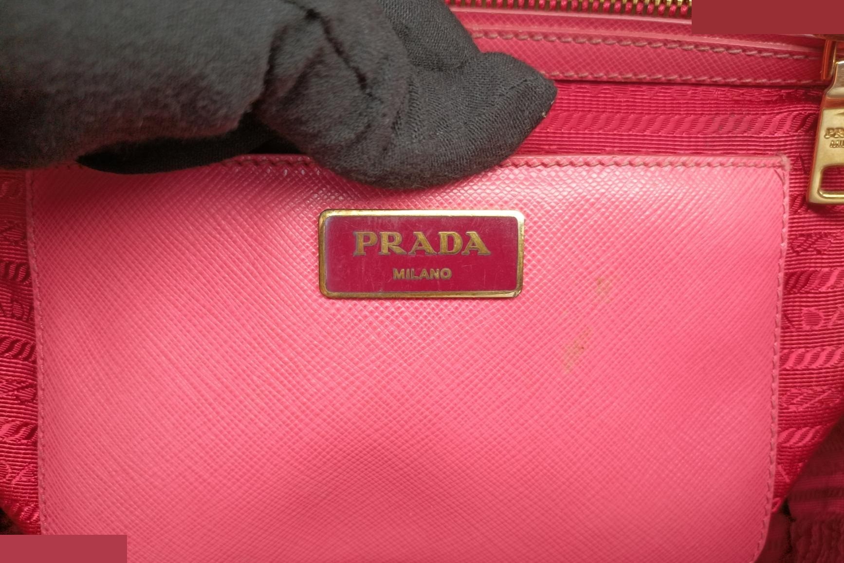 Galleria Saffiano Leather Rose Red — view 7