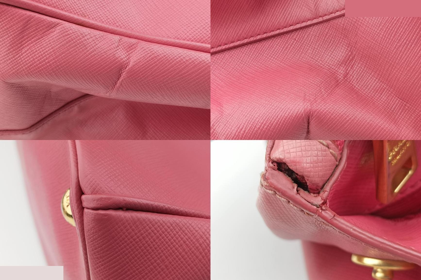 Galleria Saffiano Leather Rose Red — view 10