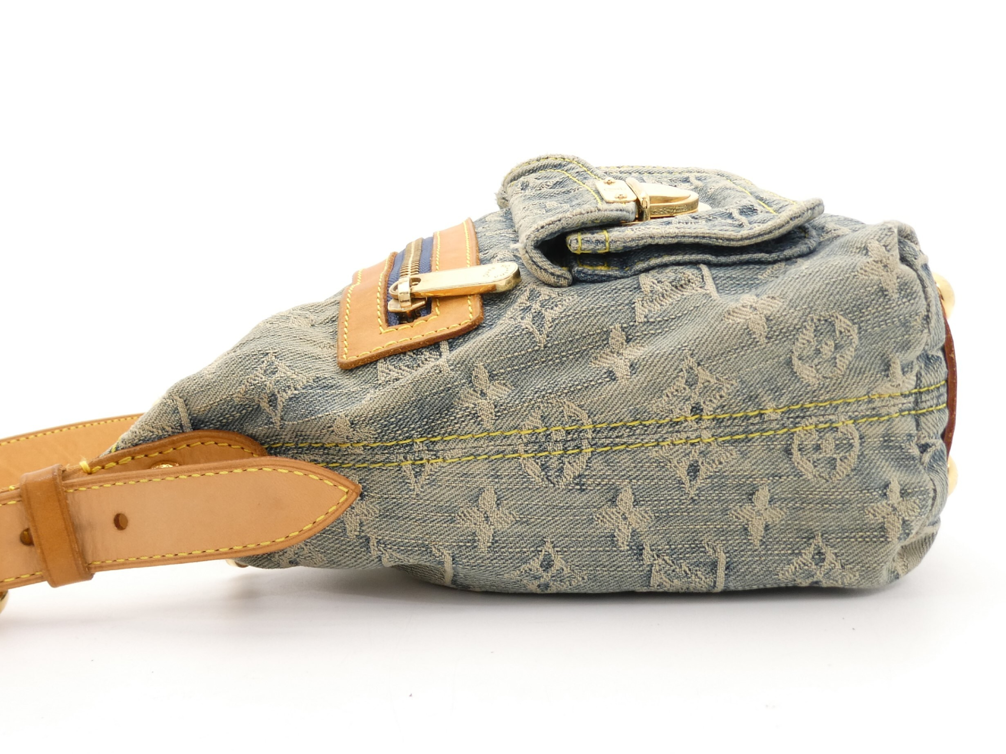 Monogram Denim Baggy PM 2-Way Shoulder Bag — view 3