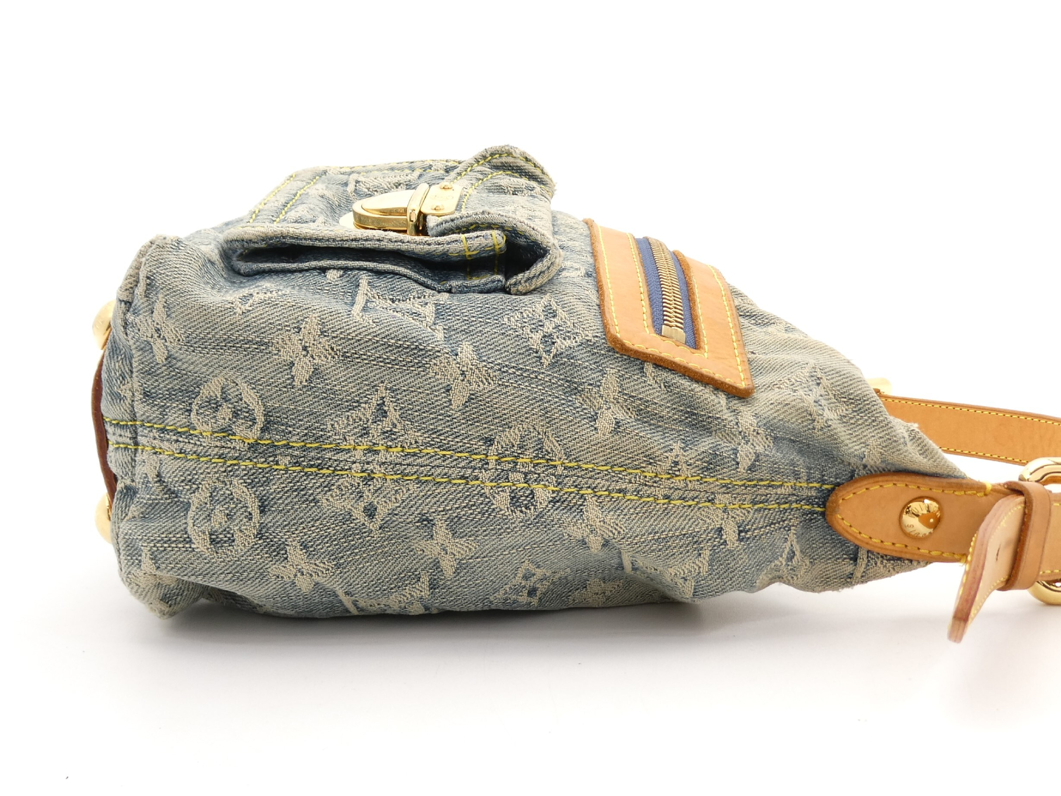 Monogram Denim Baggy PM 2-Way Shoulder Bag — view 4