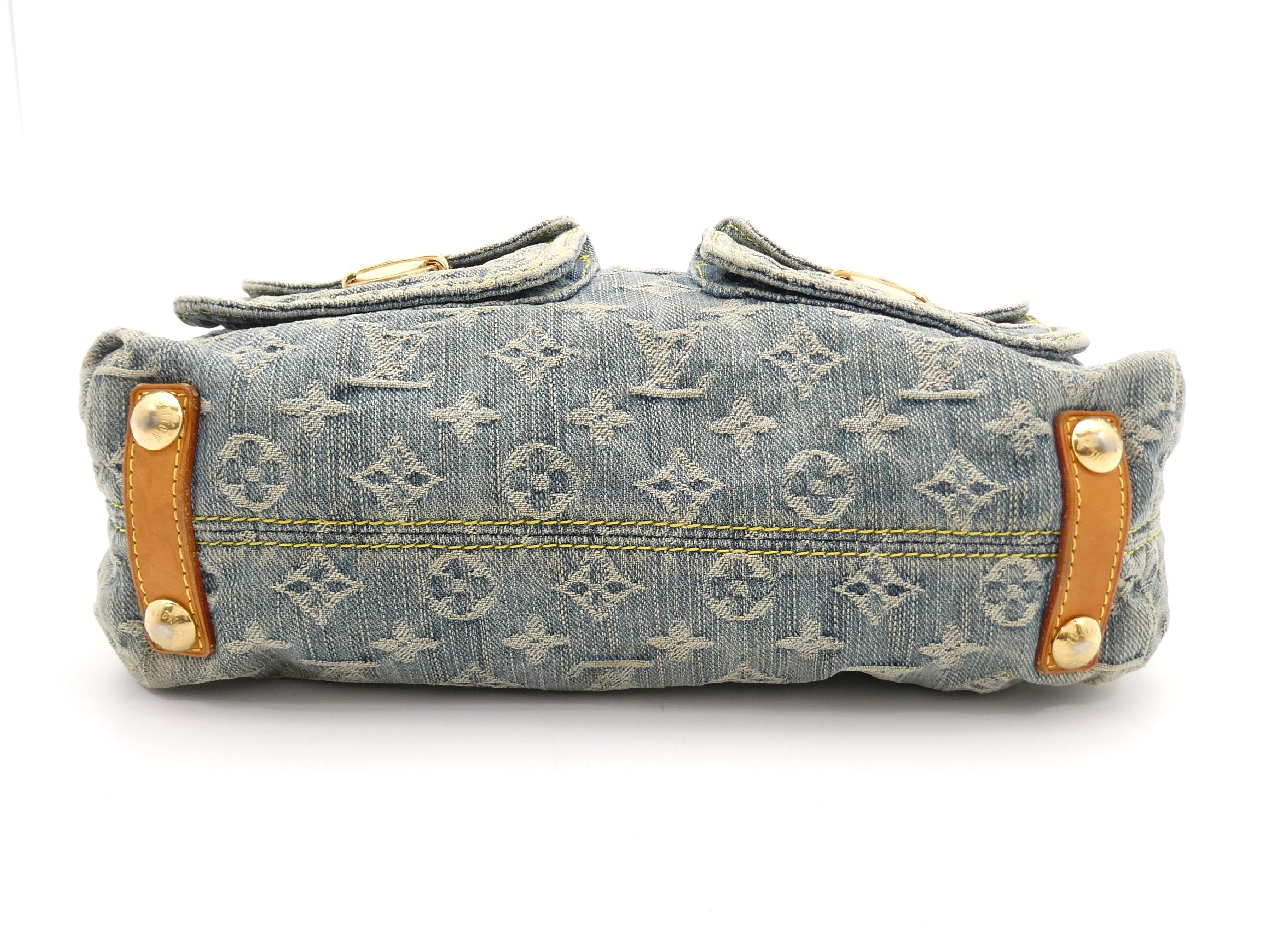 Monogram Denim Baggy PM 2-Way Shoulder Bag — view 5