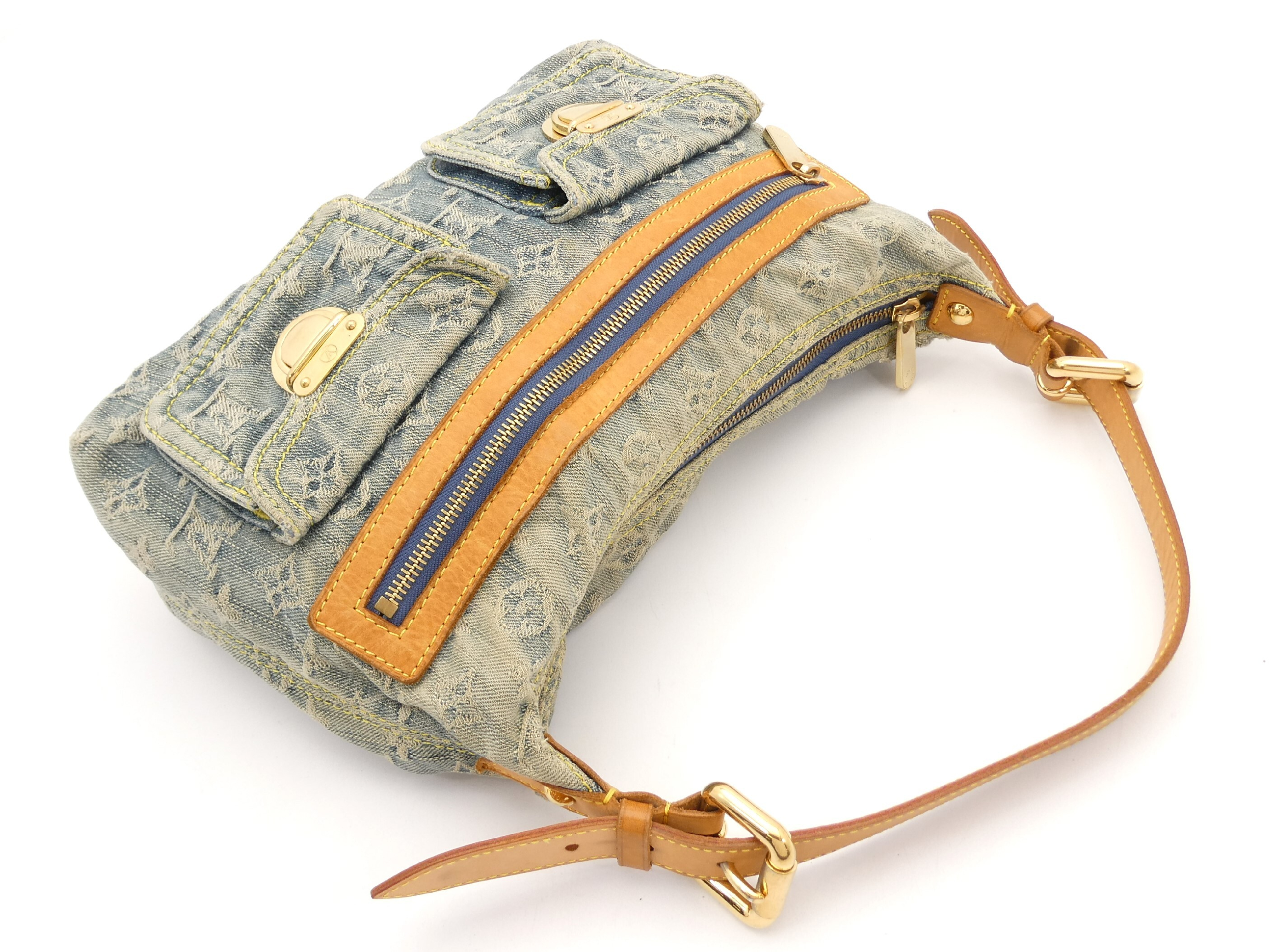 Monogram Denim Baggy PM 2-Way Shoulder Bag — view 6