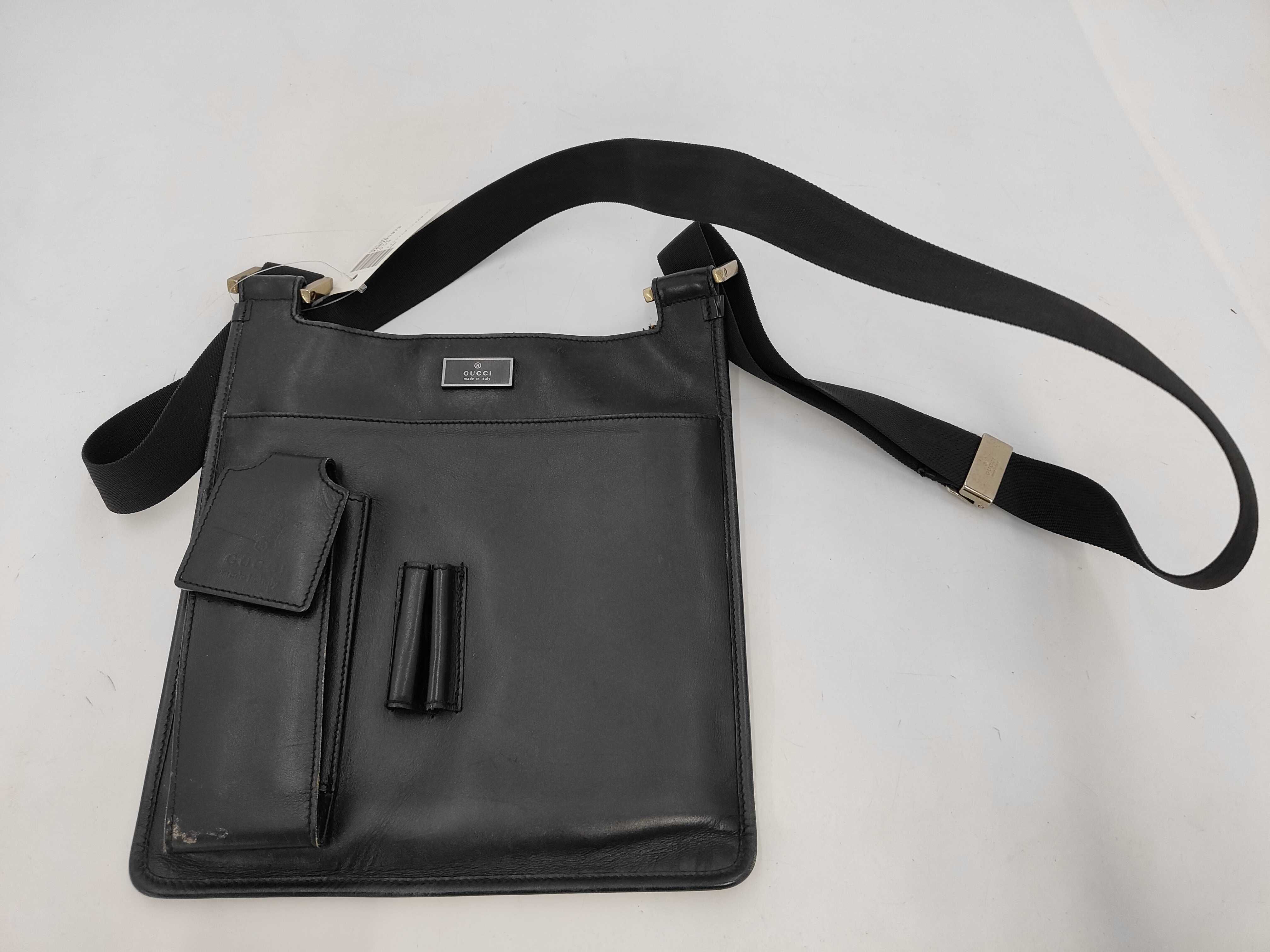 Nylon x Leather Shoulder Bag 0190350