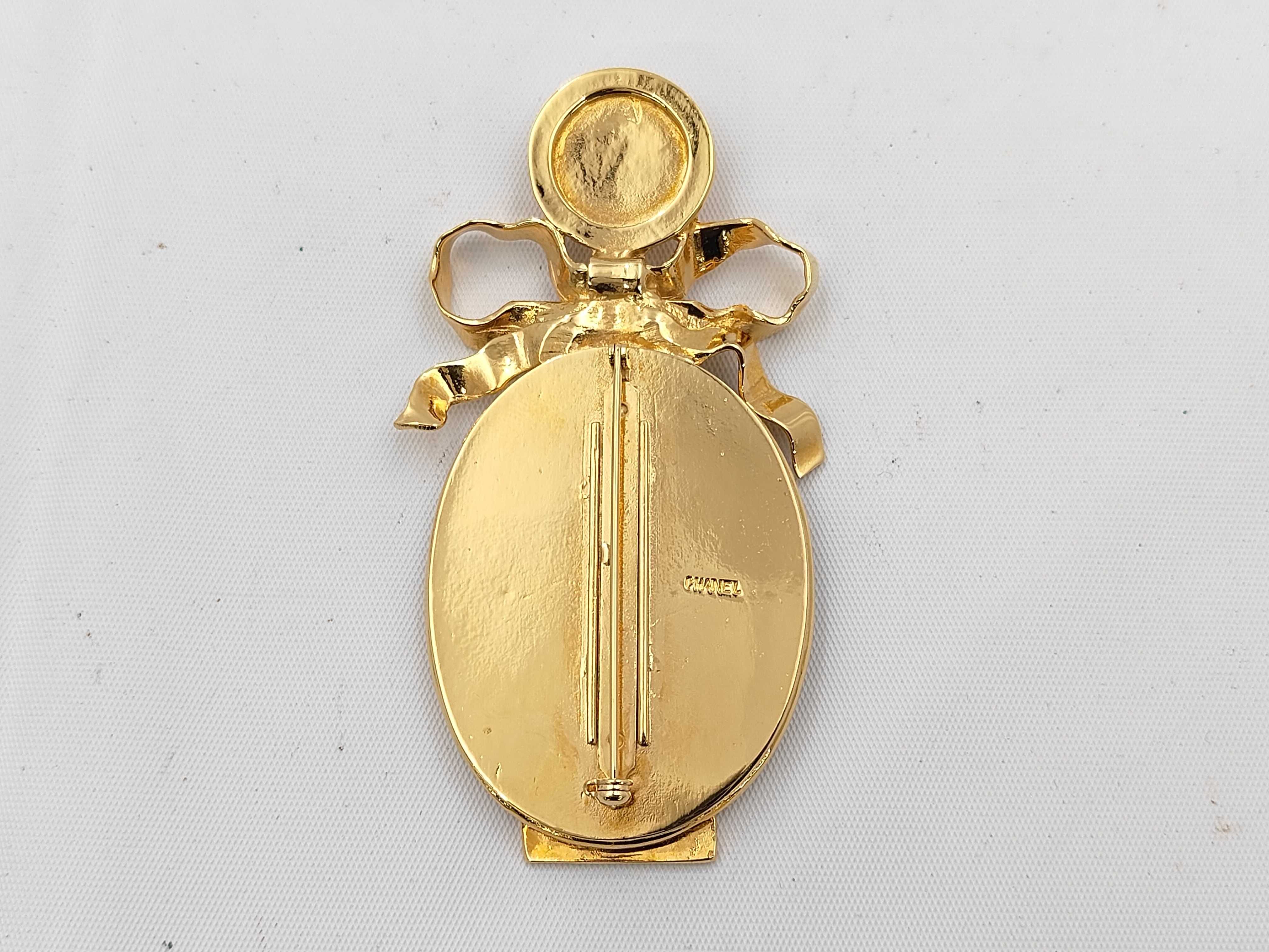 Coco Mark Mirror Brooch — view 2