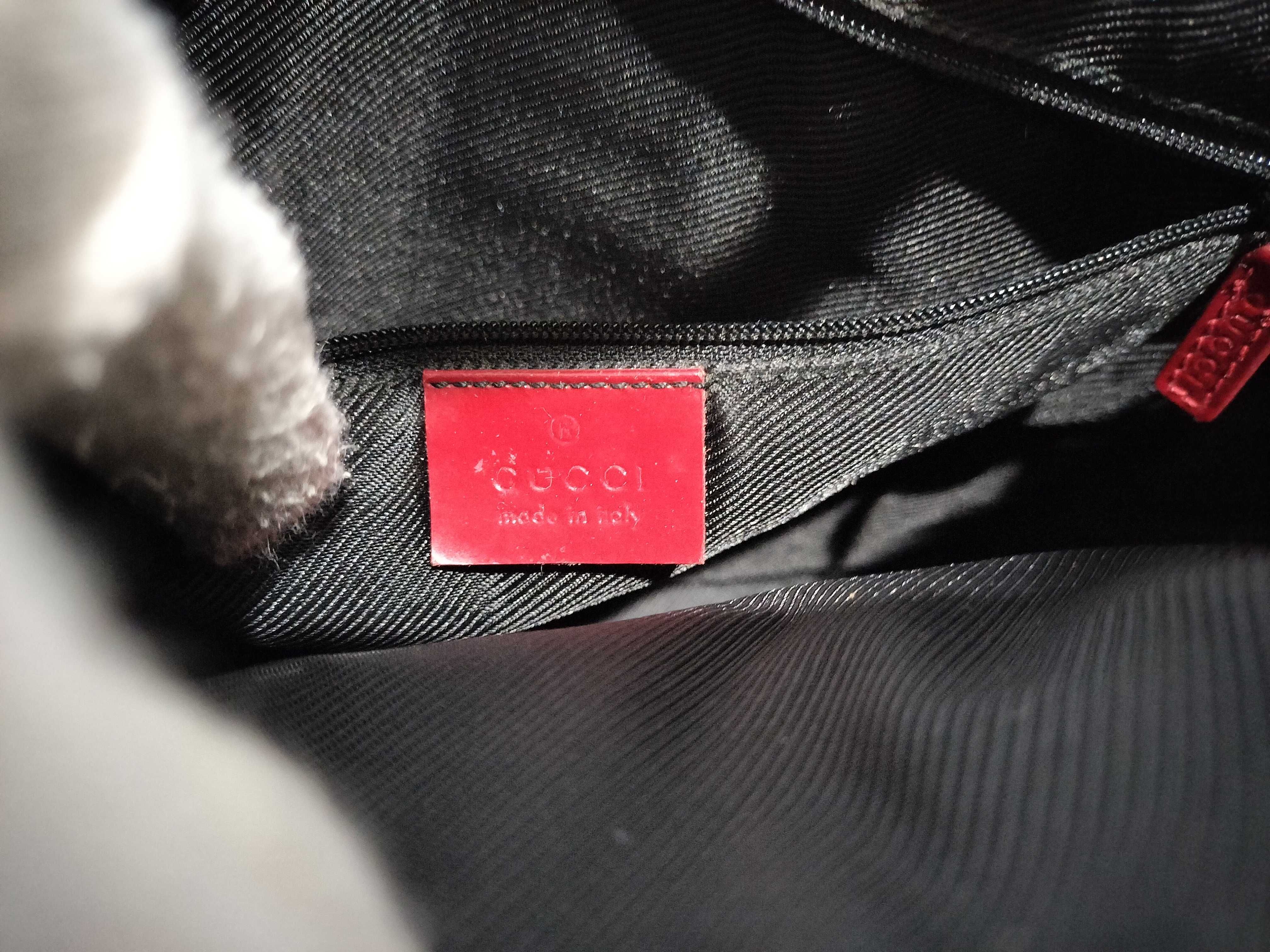 GG canvas x enamel handbag — view 11