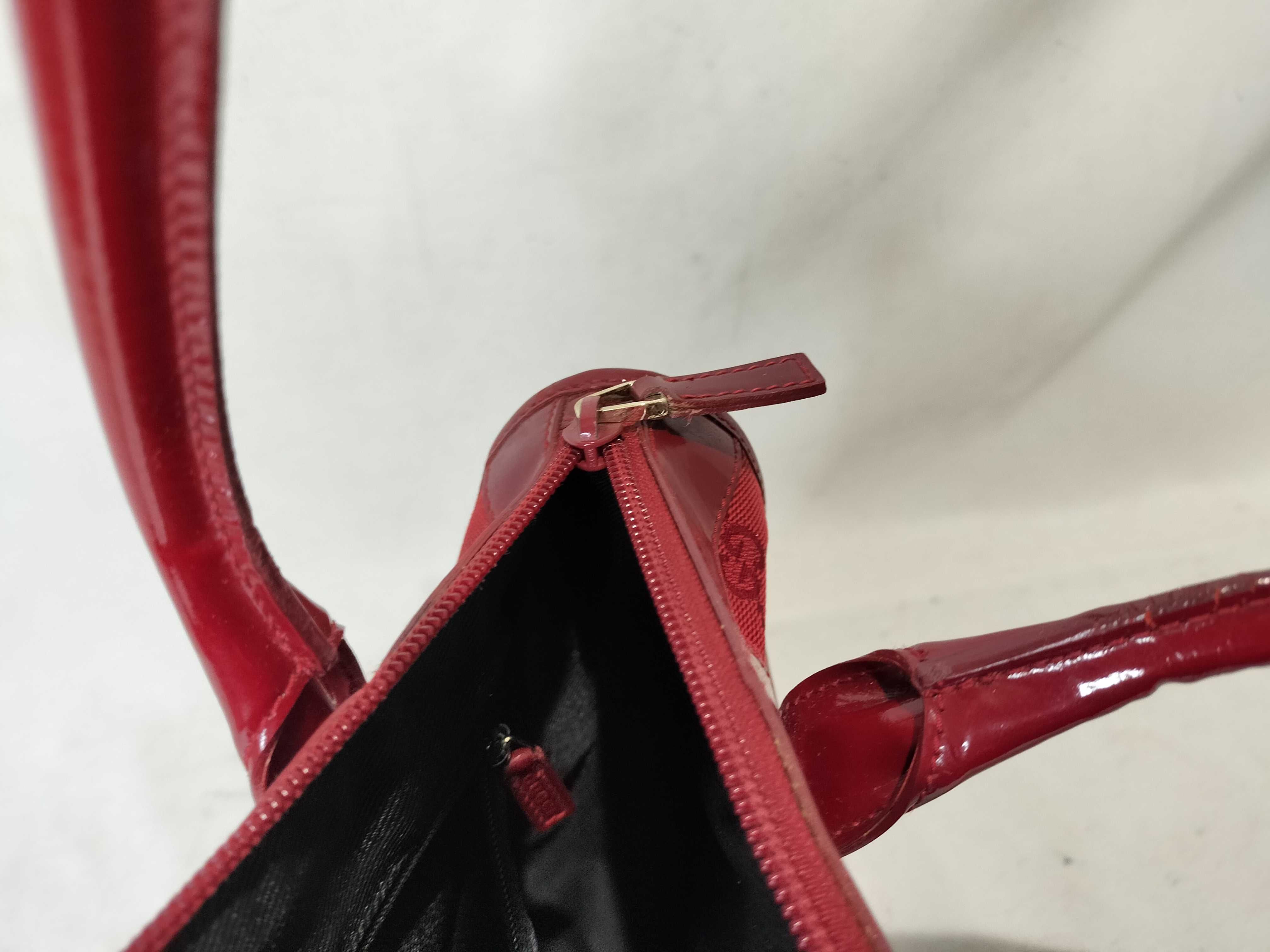 GG canvas x enamel handbag — view 12