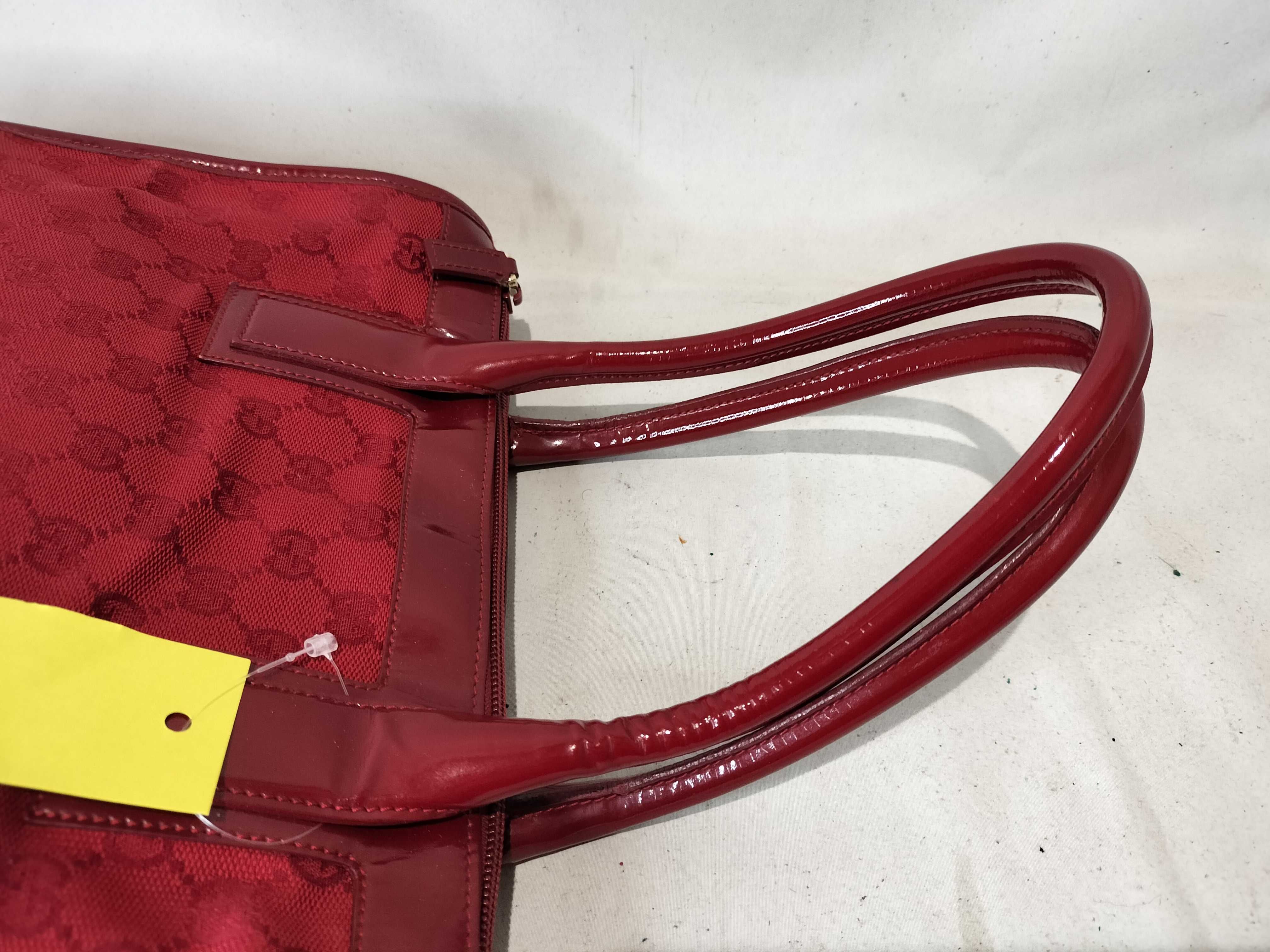 GG canvas x enamel handbag — view 3