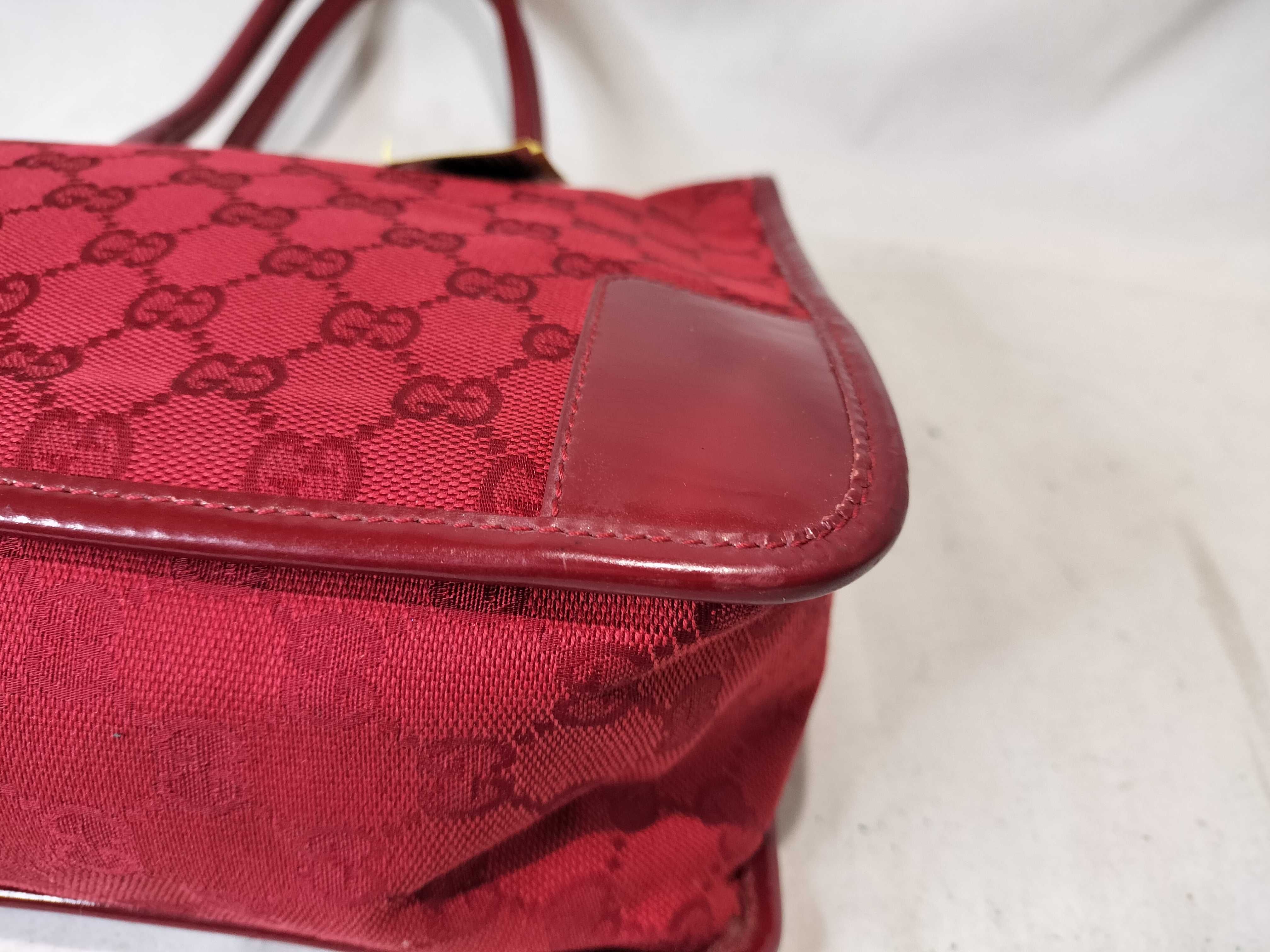 GG canvas x enamel handbag — view 6
