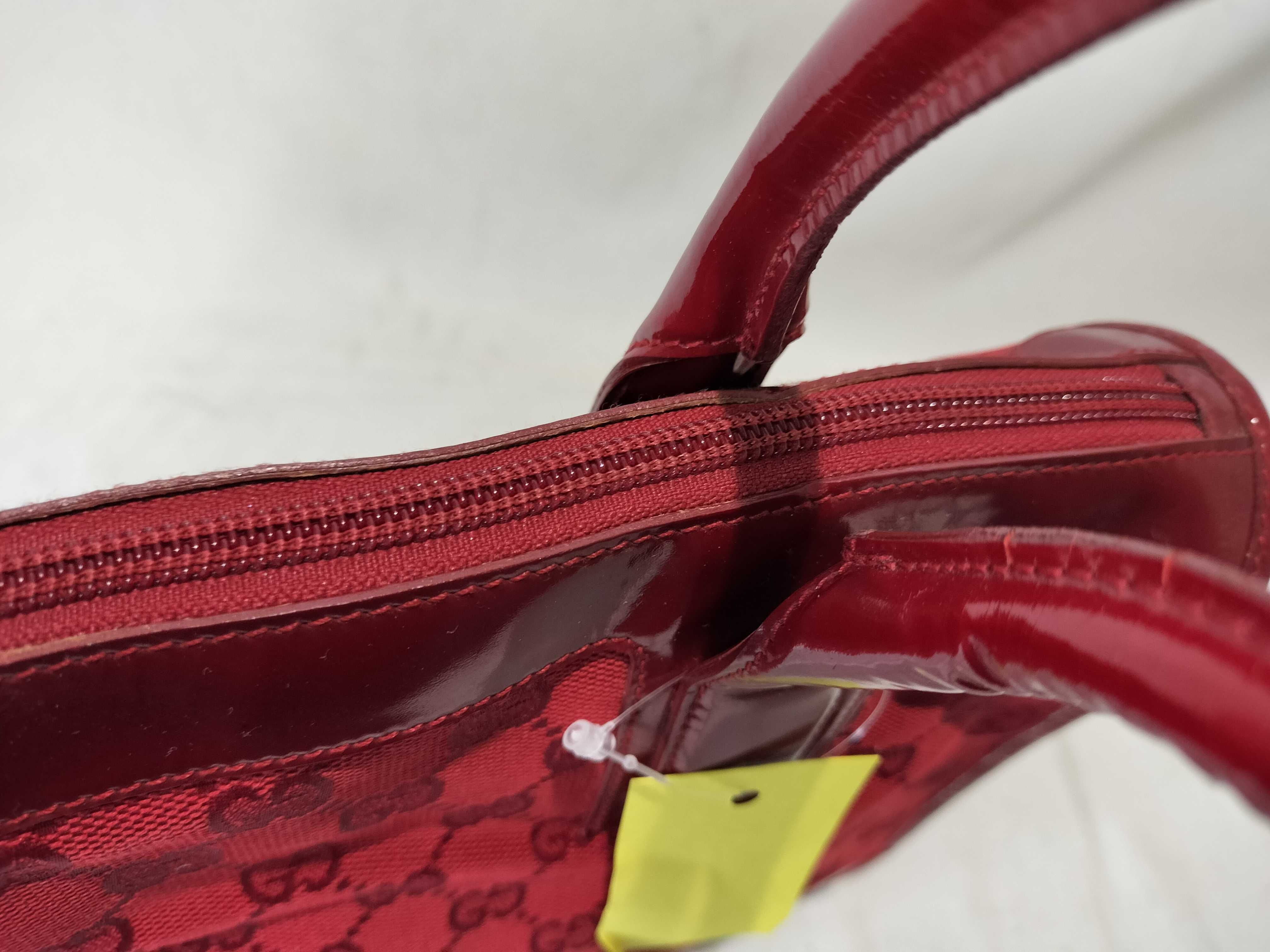 GG canvas x enamel handbag — view 8