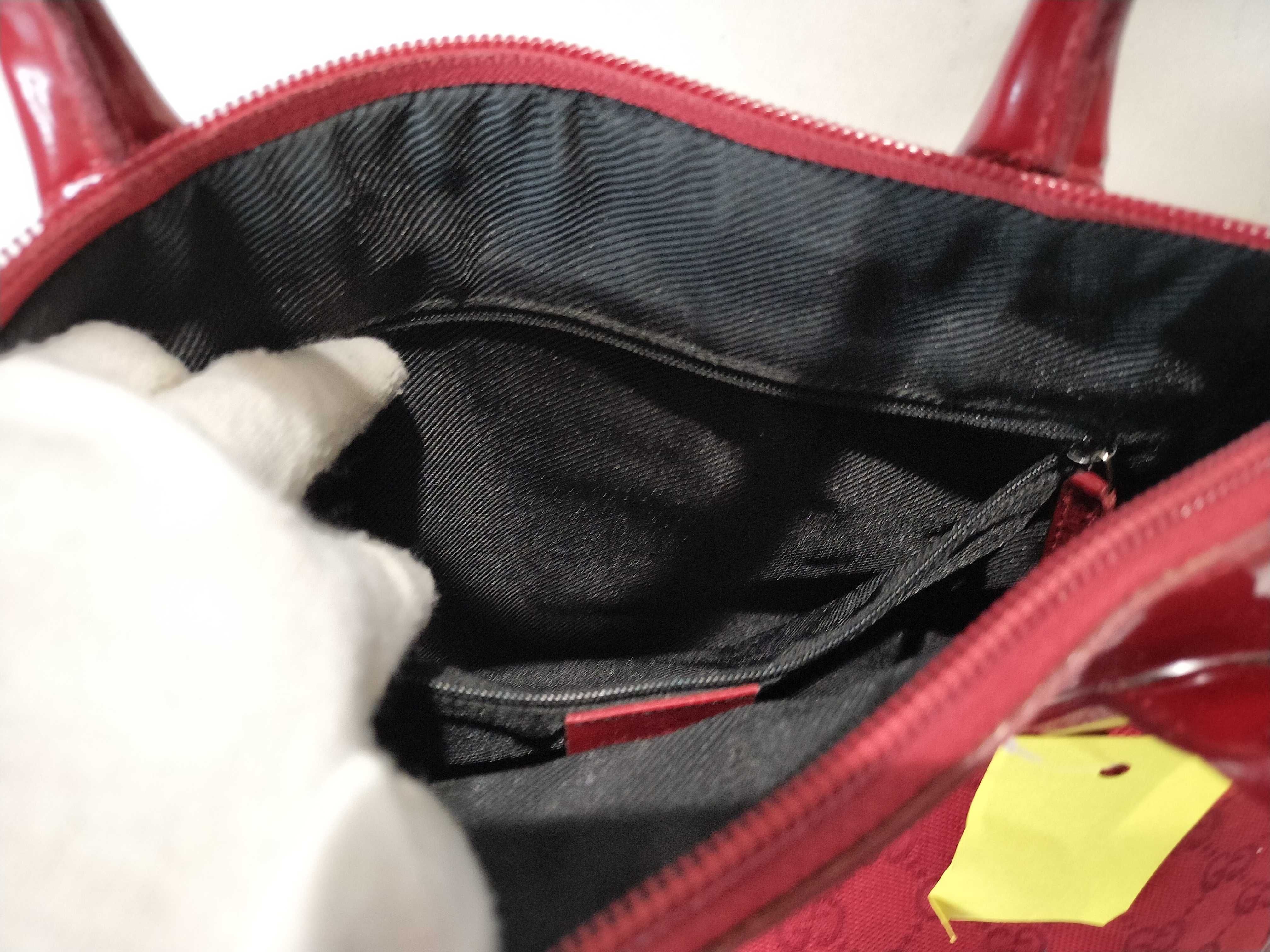 GG canvas x enamel handbag — view 10
