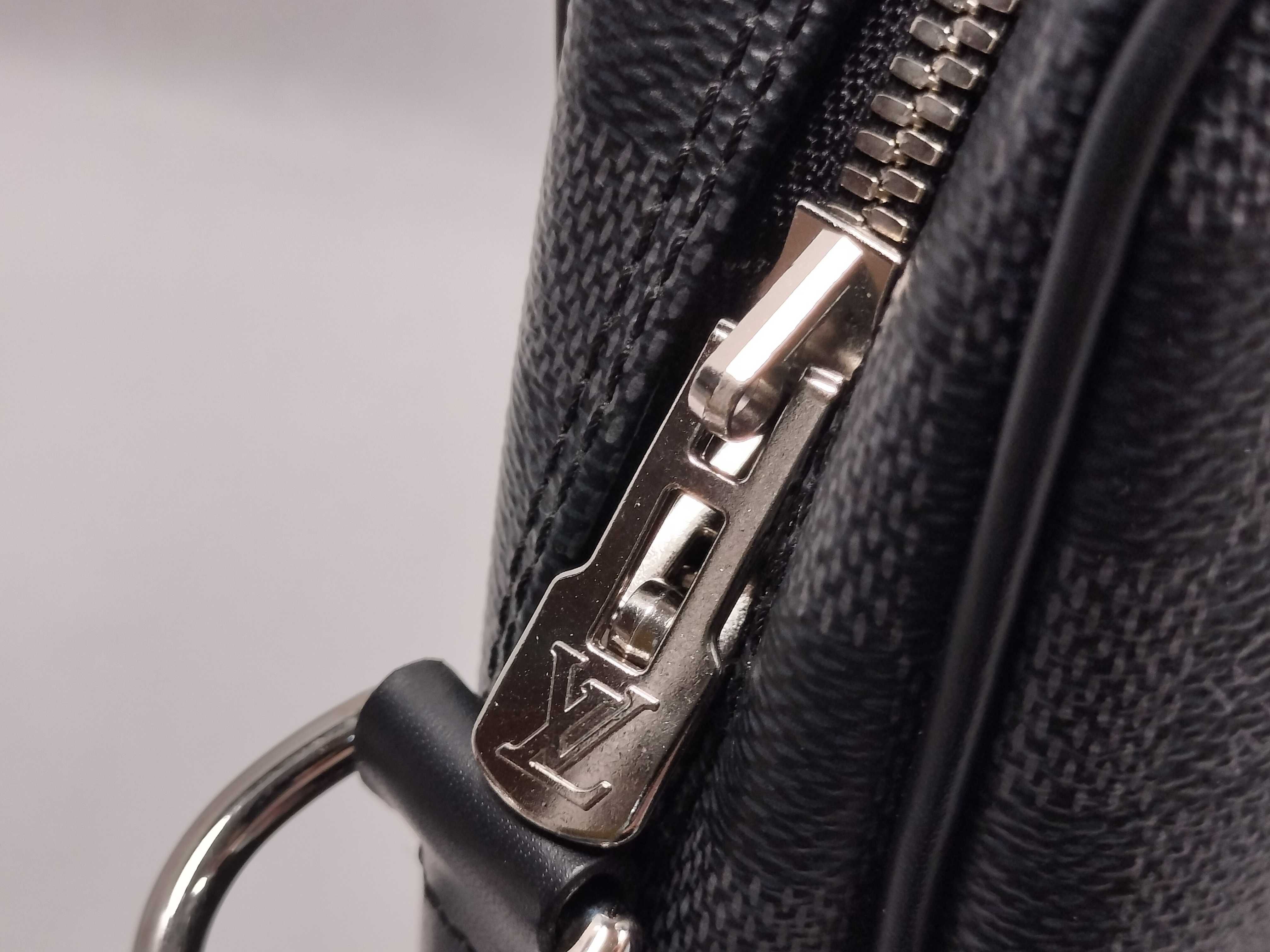 Damier Graphite LV Graphite PDV Business Bag — view 9