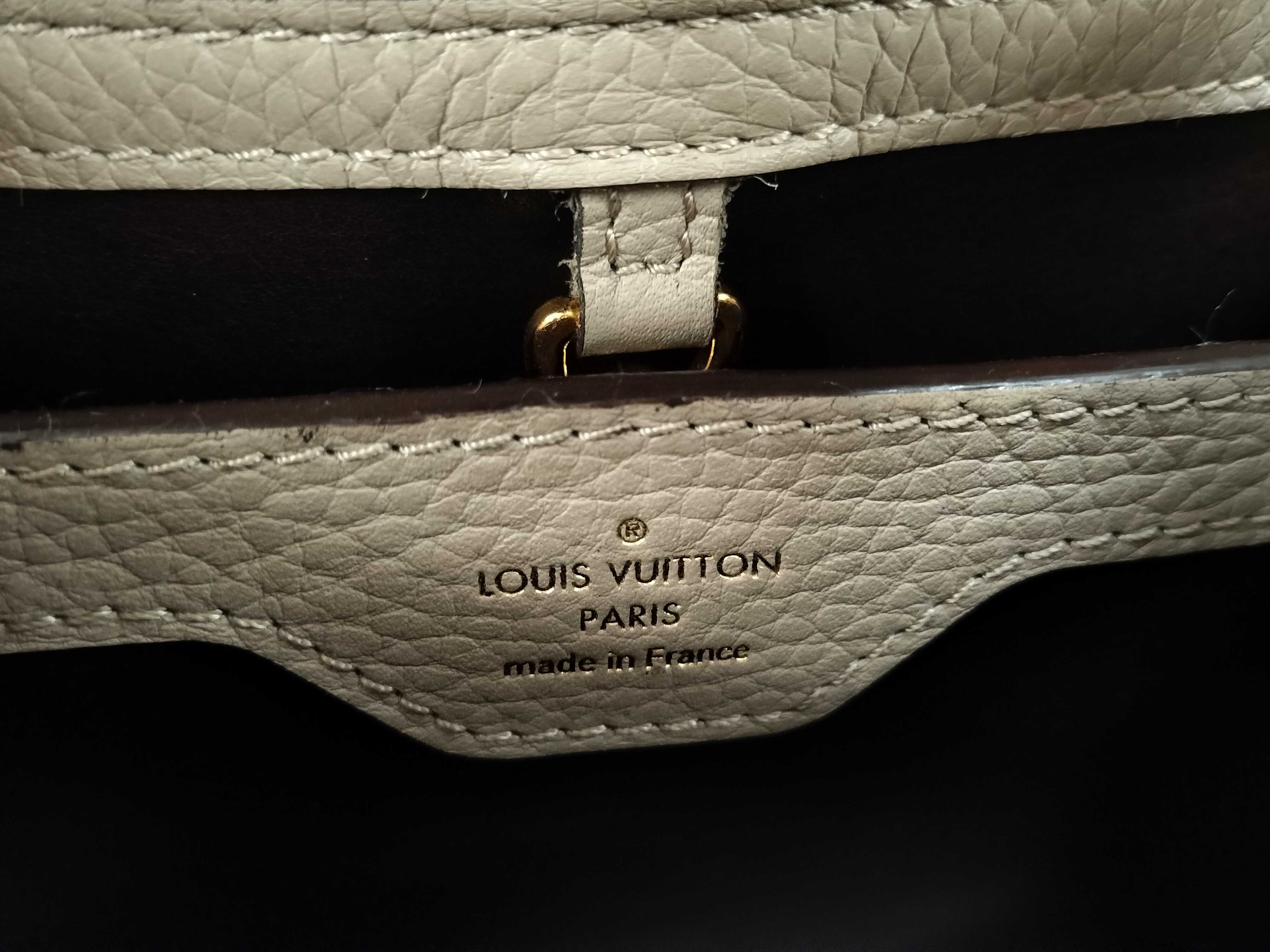 Capucines BB M94634 Galet Taurillon Leather Handbag — view 11