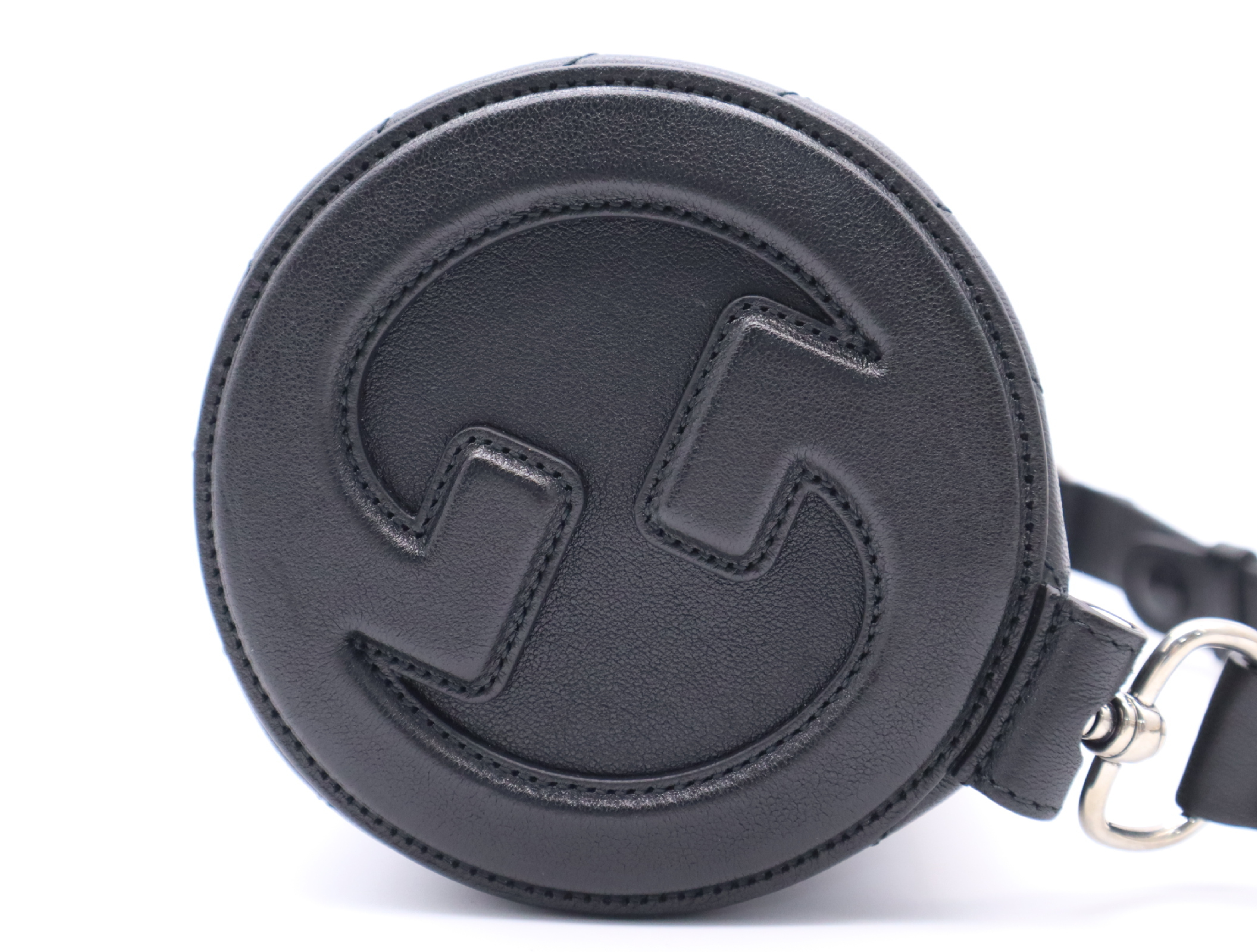 760170 Leather Blondie Shoulder Bag, Black, with dust bag. — view 5