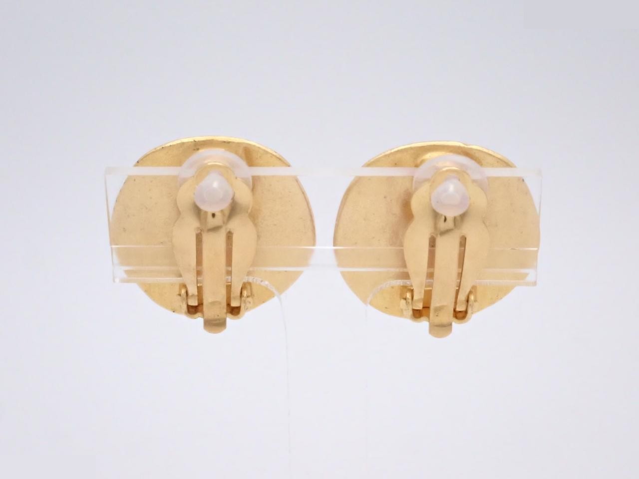 Coco Mark Gold Earrings — view 2