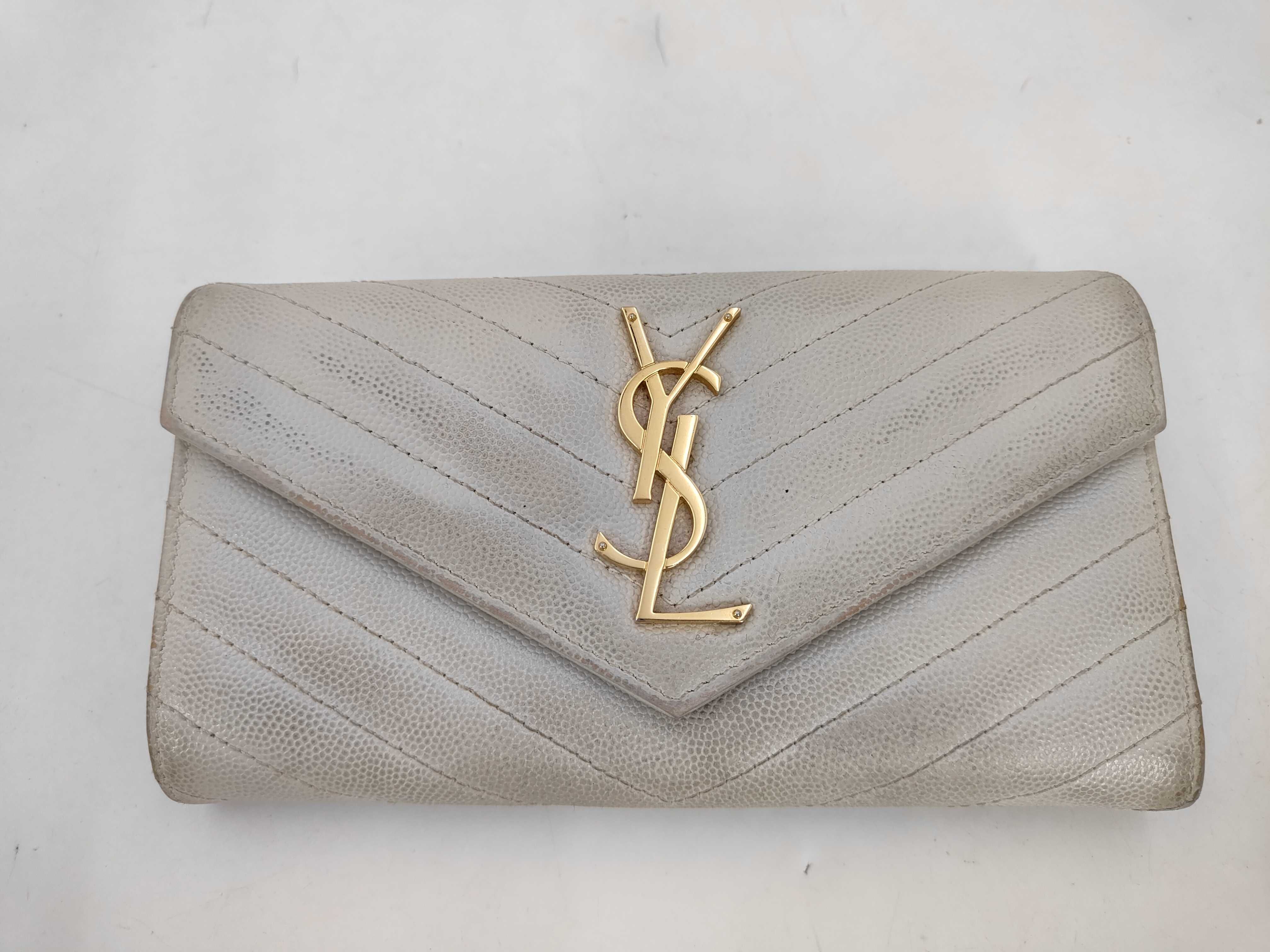long wallet, quilted, Cassandra, beige.