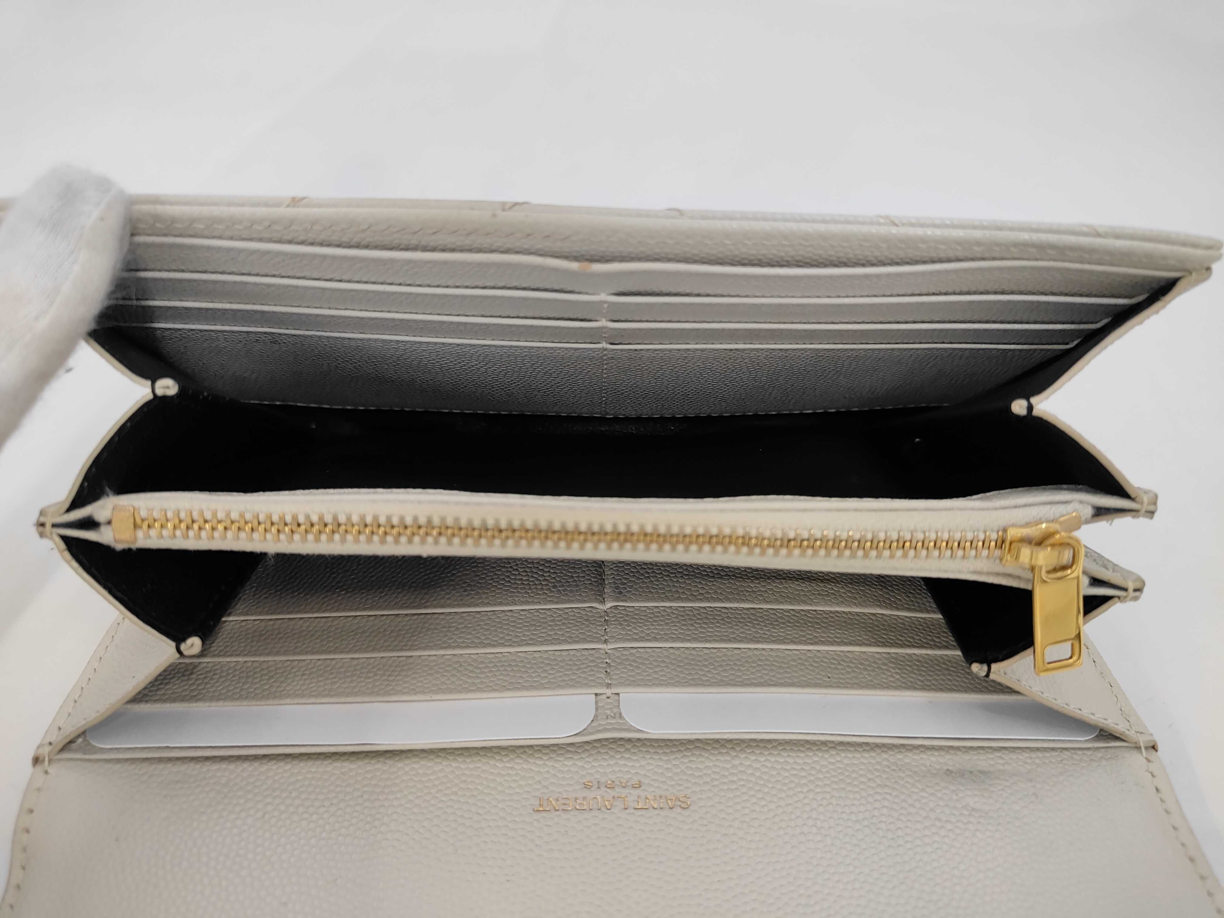 long wallet, quilted, Cassandra, beige. — view 6