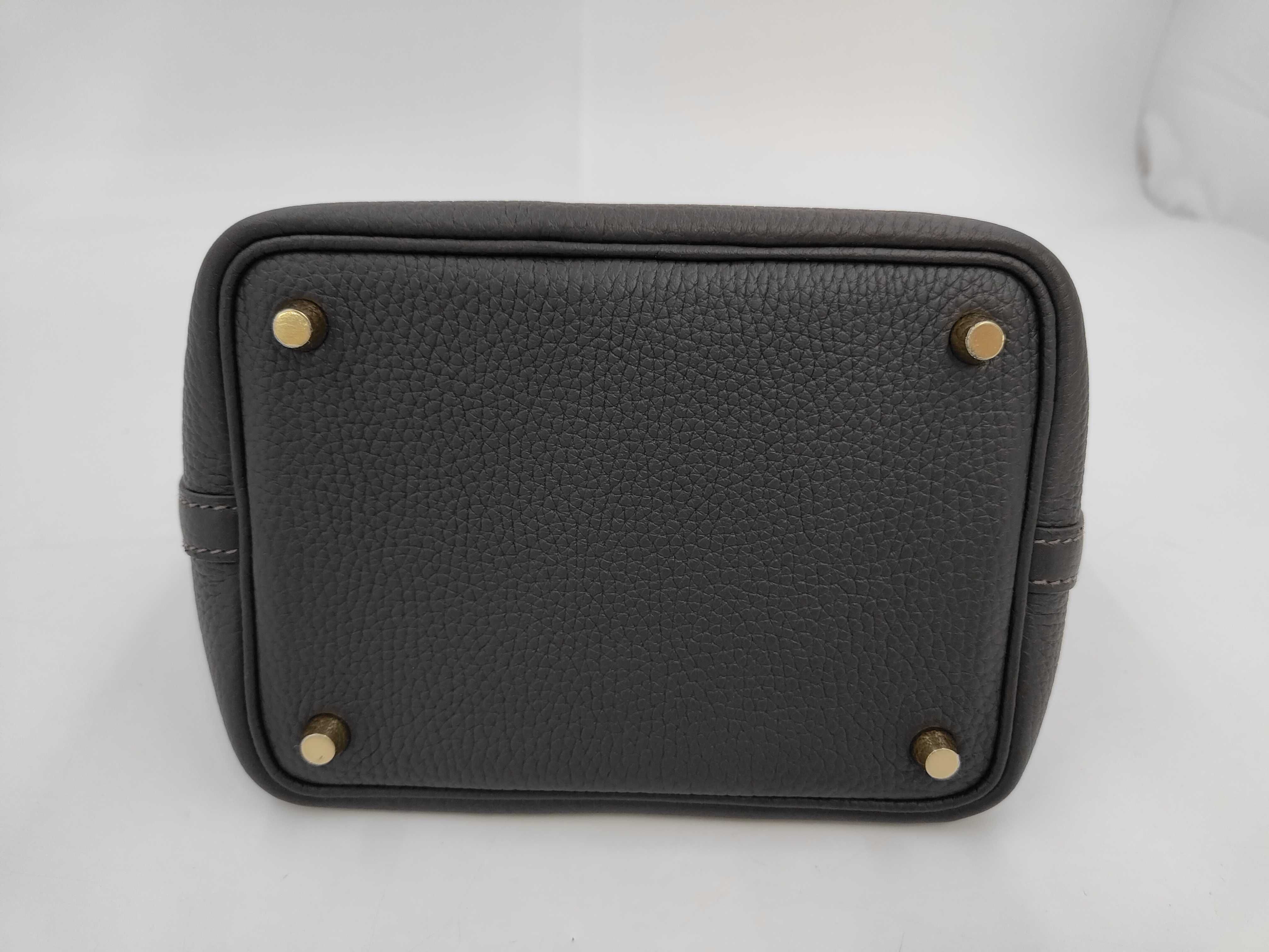 Picotin Lock PM Beblanc Gold Hardware G Stamp Handbag — view 3
