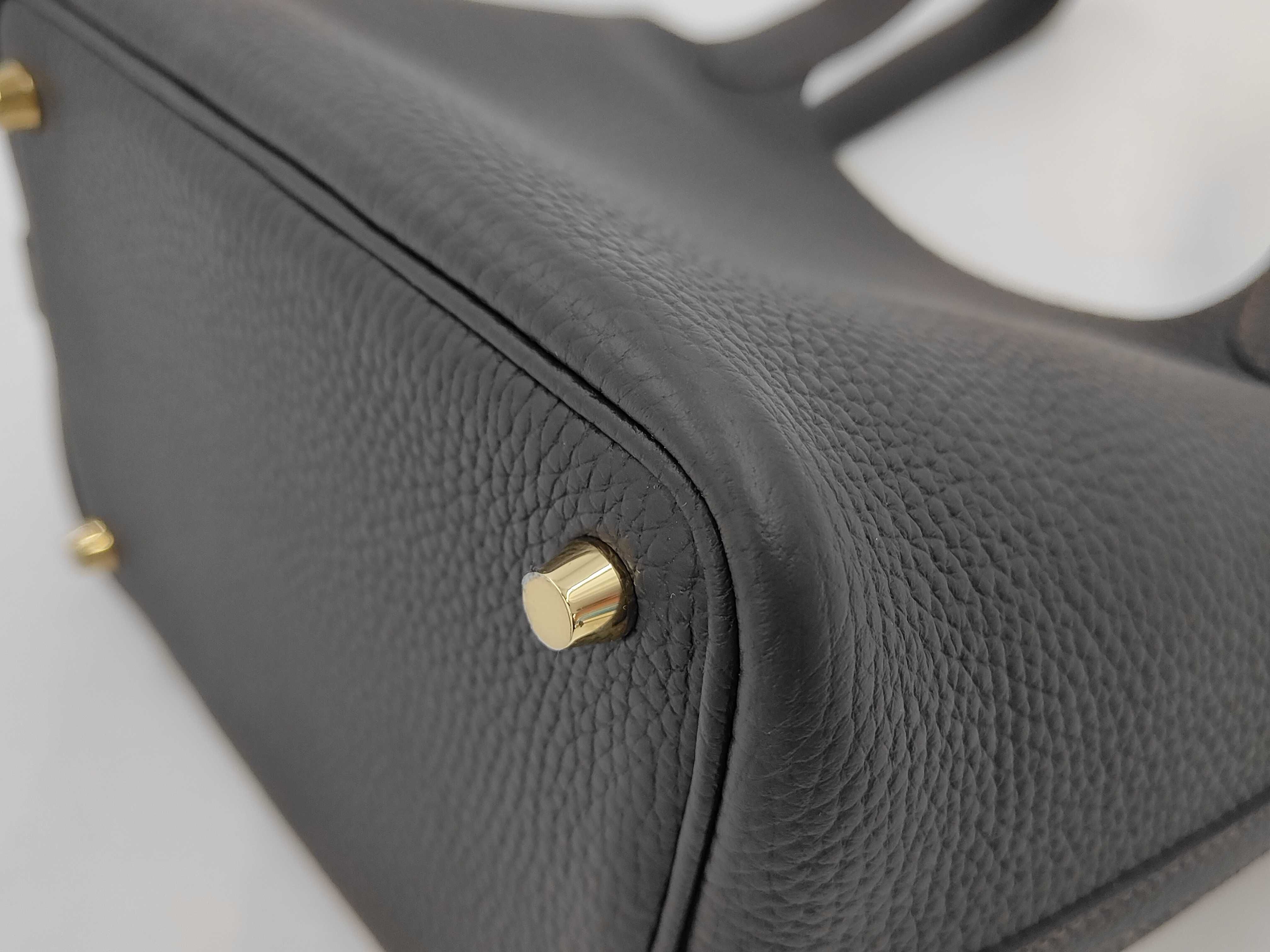 Picotin Lock PM Beblanc Gold Hardware G Stamp Handbag — view 4