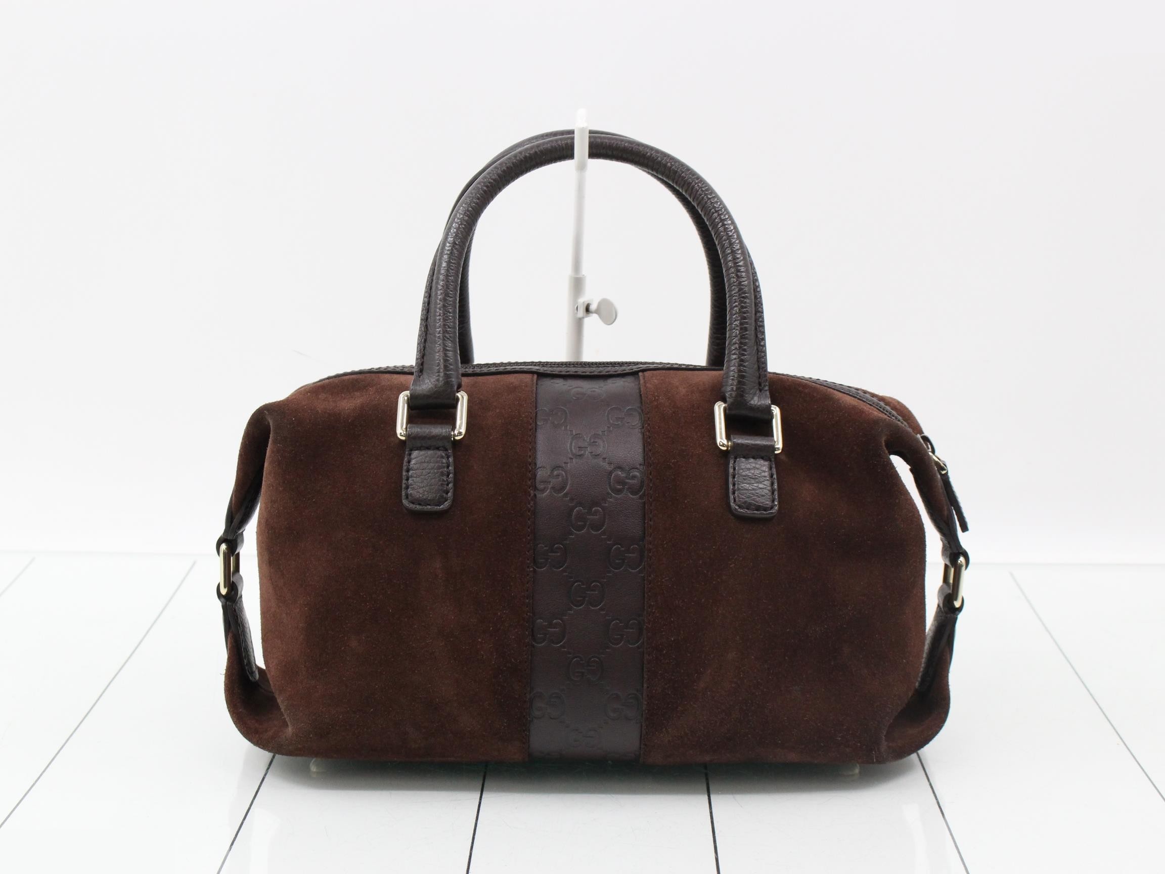 handbag, suede, 272375 — view 2