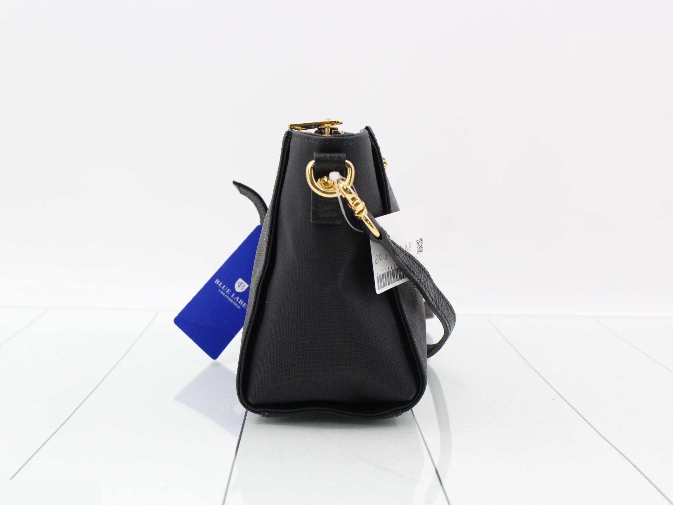 Blue Label Ribbon Shoulder Bag with Paper Tag — view 4