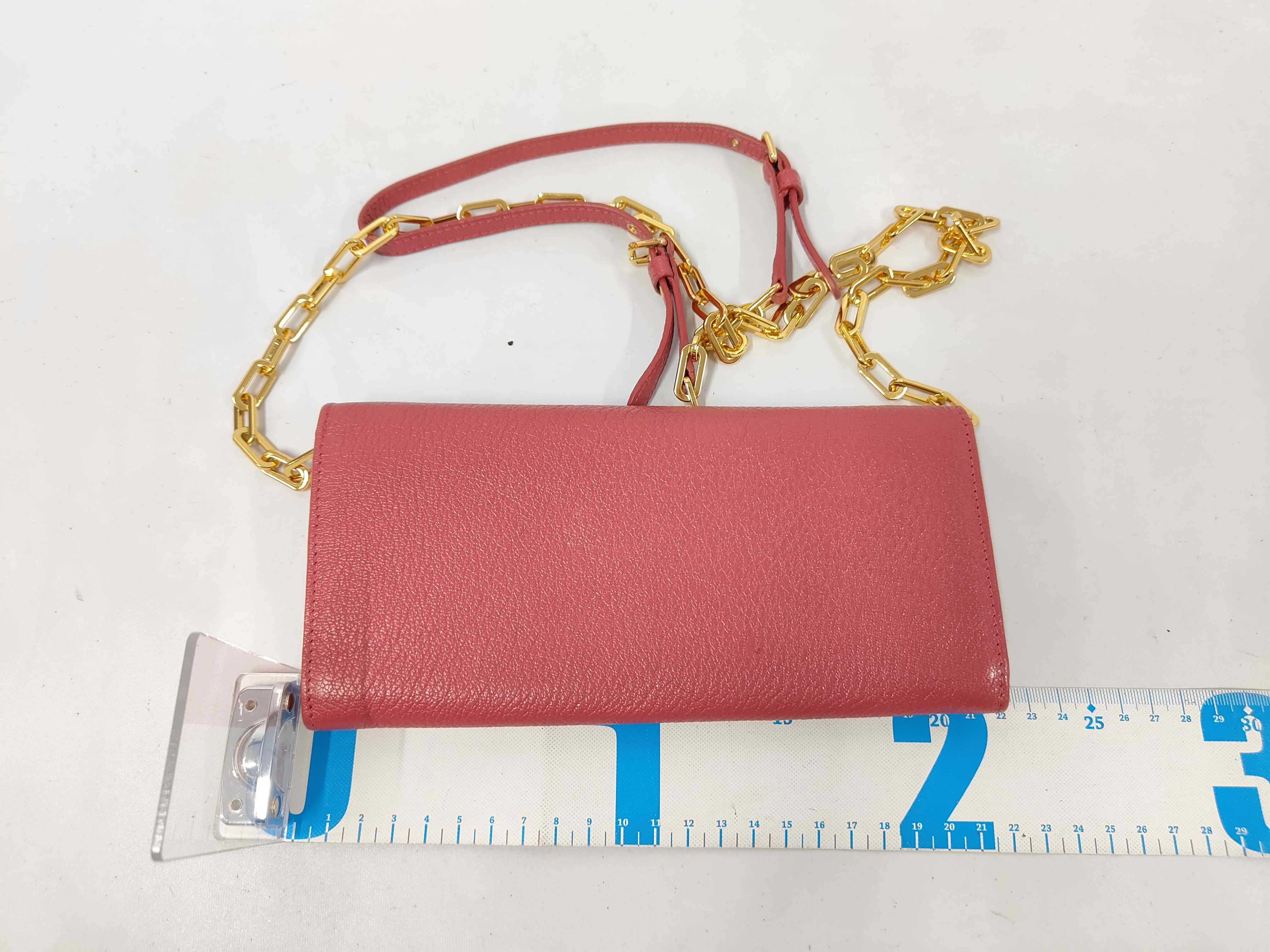 Leather Chain Wallet Shoulder Bag — view 2