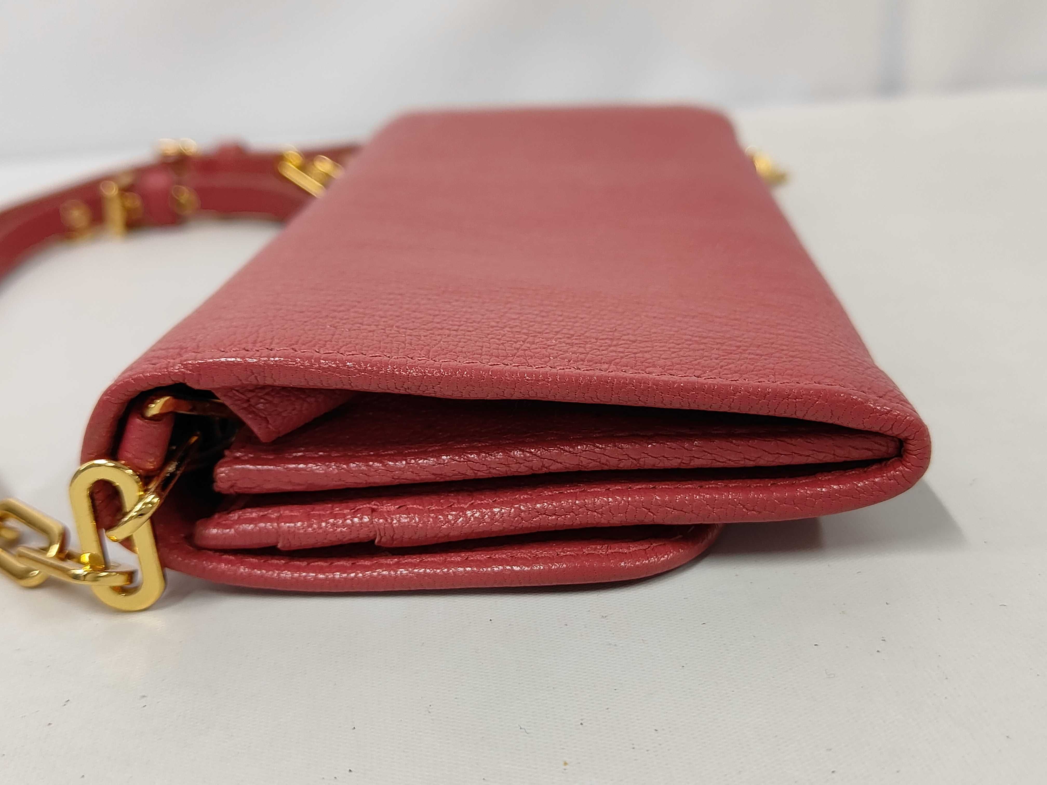 Leather Chain Wallet Shoulder Bag — view 5