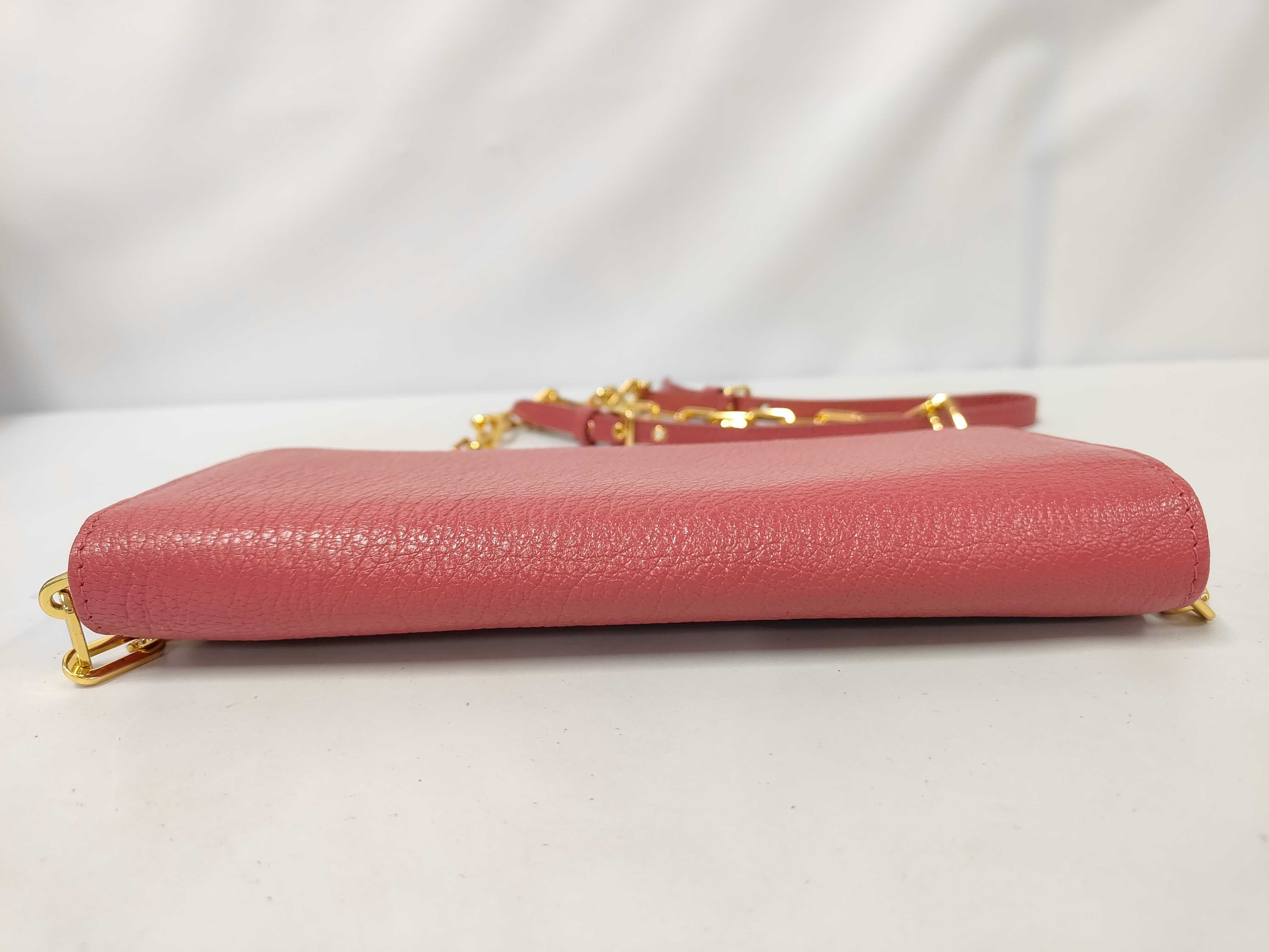 Leather Chain Wallet Shoulder Bag — view 6